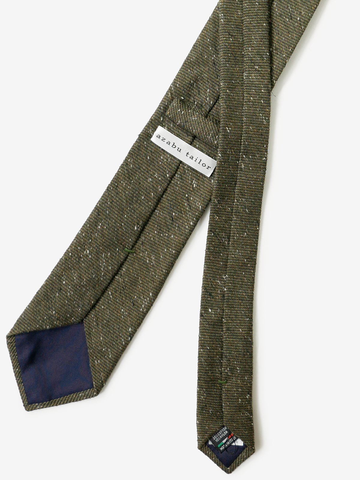 Classico Seta|Solid Tie|グリーン