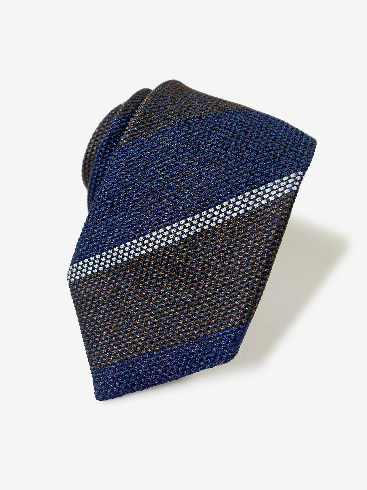 Stripe Tie|ブラウン