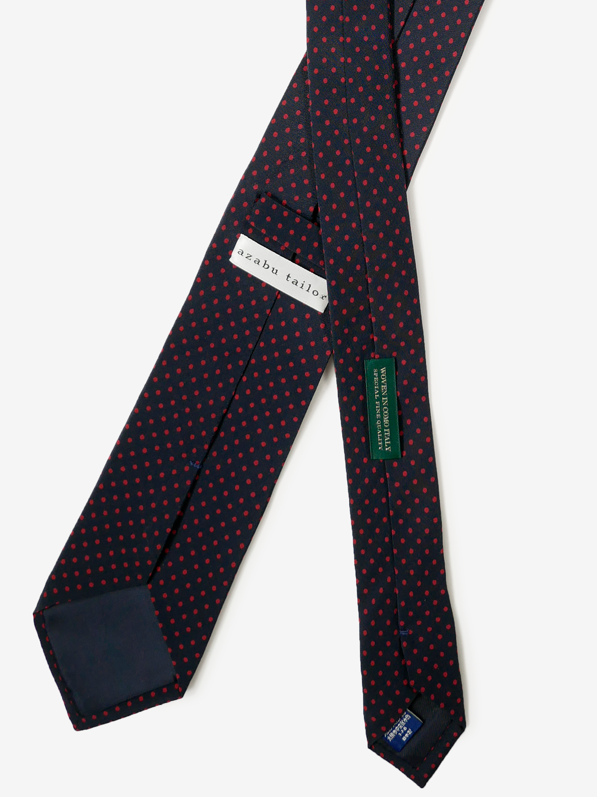 Dots Neat Tie|ネイビー