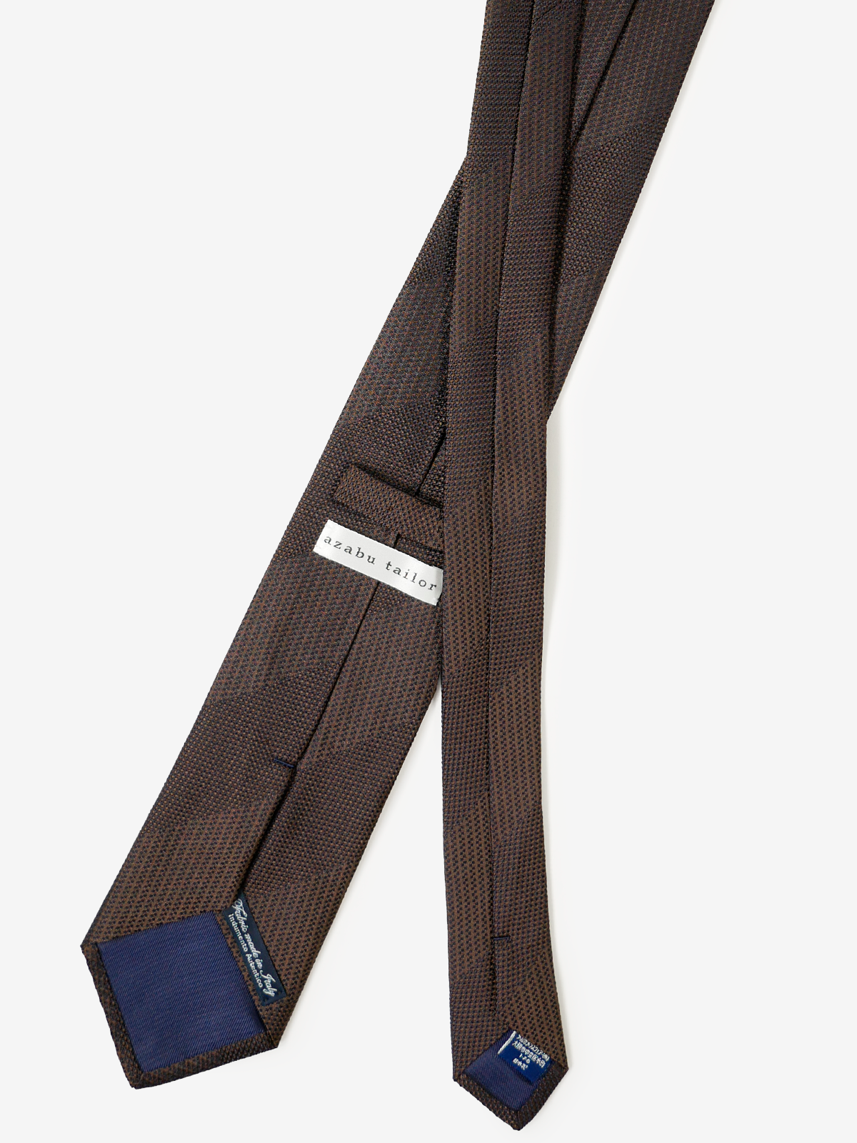 Classico Seta|Stripe Tie|ブラウン