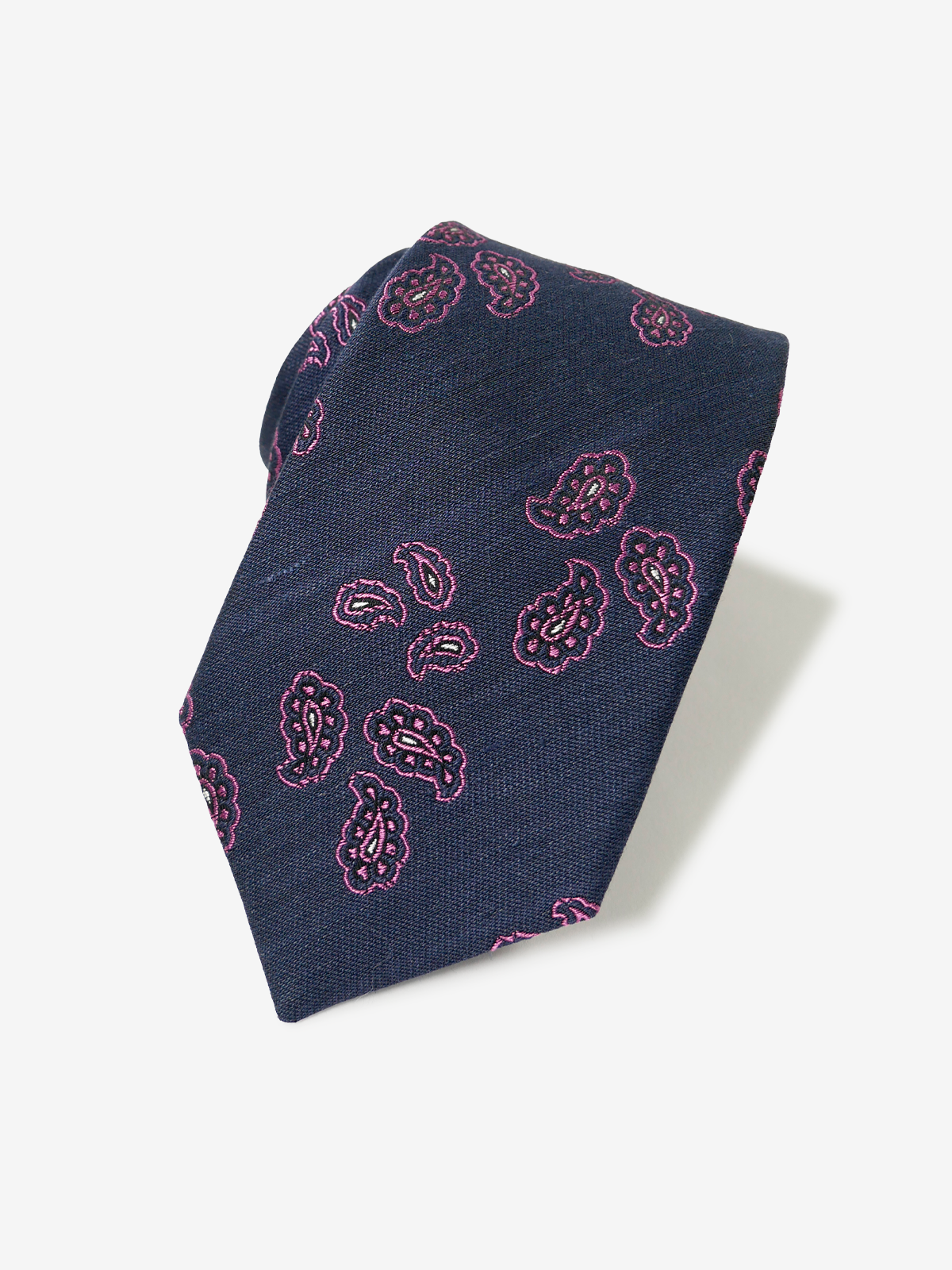 Classico Seta|Paisley Neat Tie|ピンク