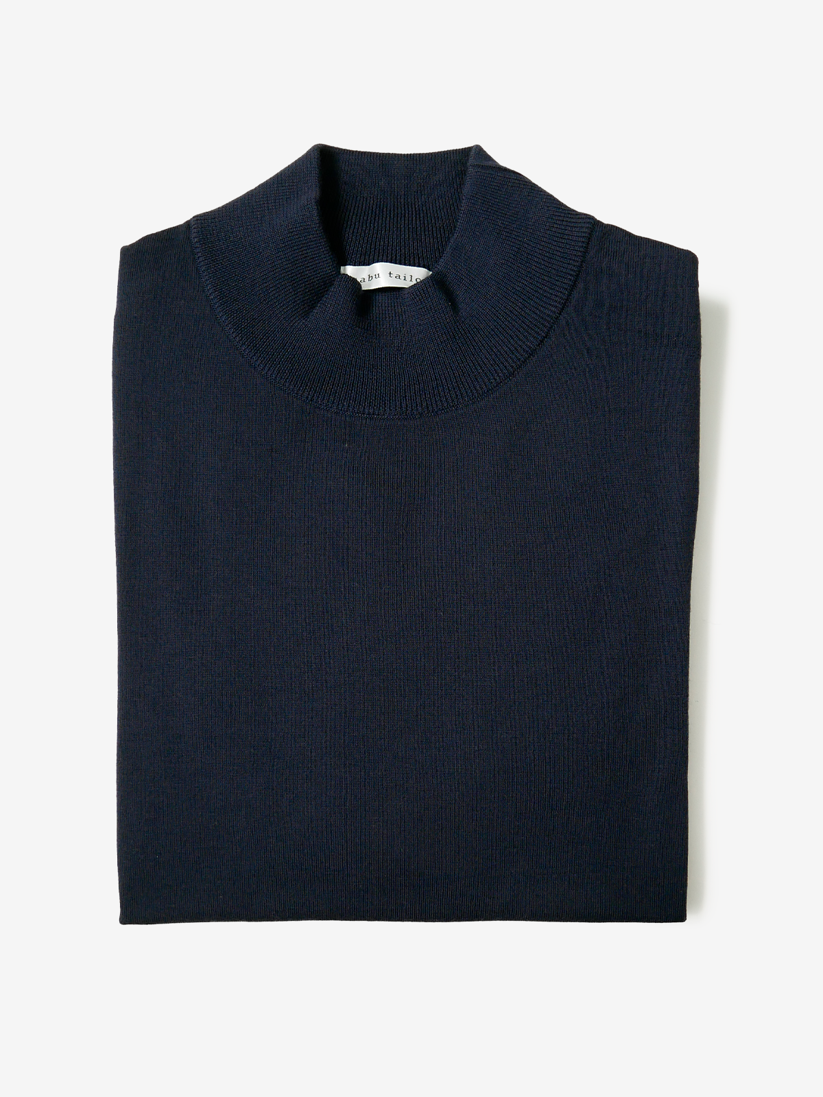 Mock-Neck Sweater|ネイビー