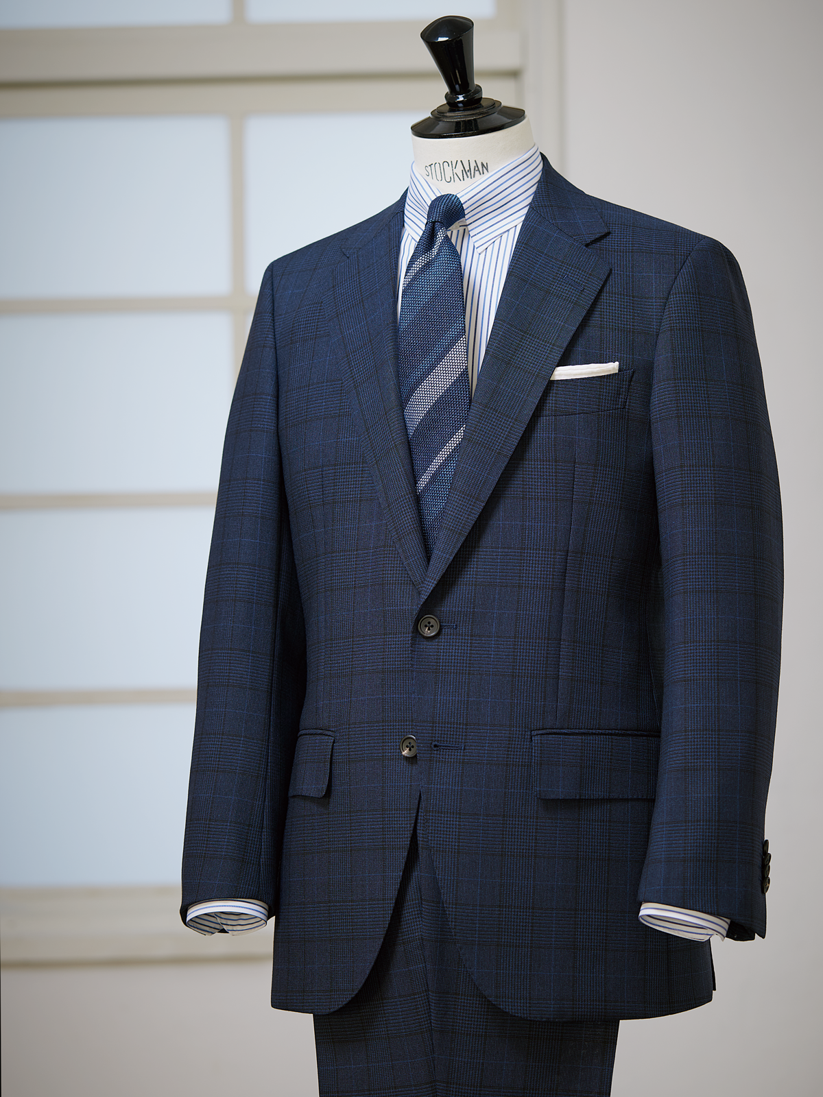 Stripe Tie|ブルー