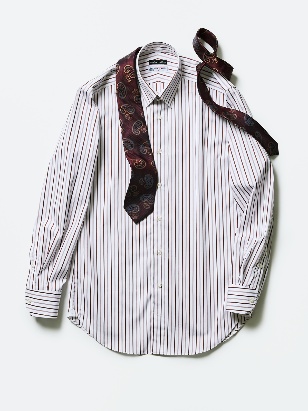 Mantero|Paisley Neat Tie|ボルドー