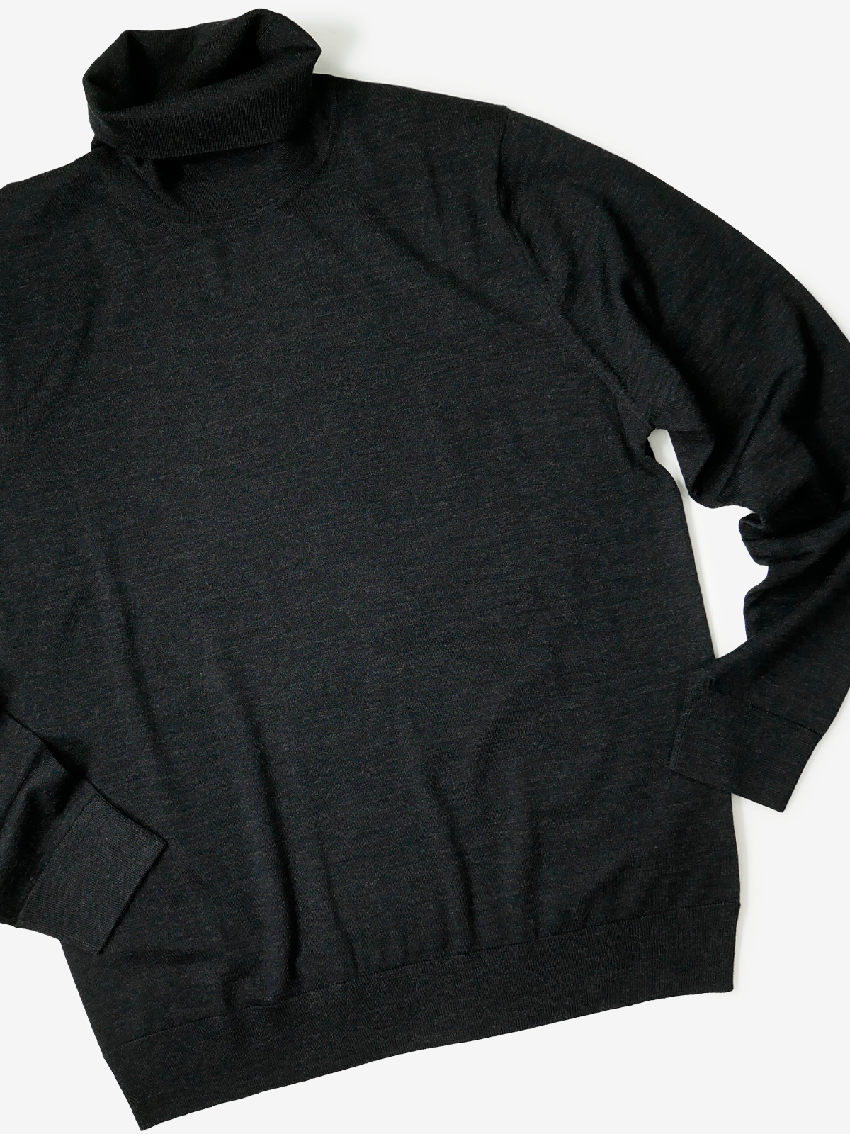 Turtleneck Sweater|チャコールグレー