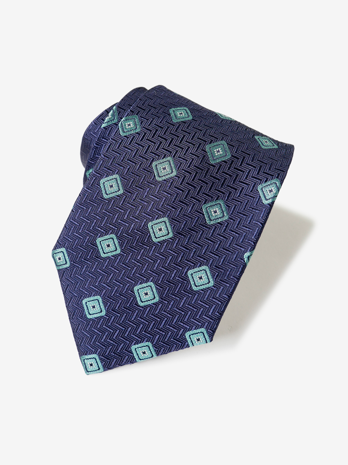 Classico Seta|Square Neat Tie|グリーン