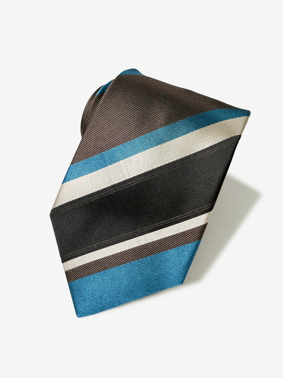 Classico Seta|Stripe Tie|ブルー