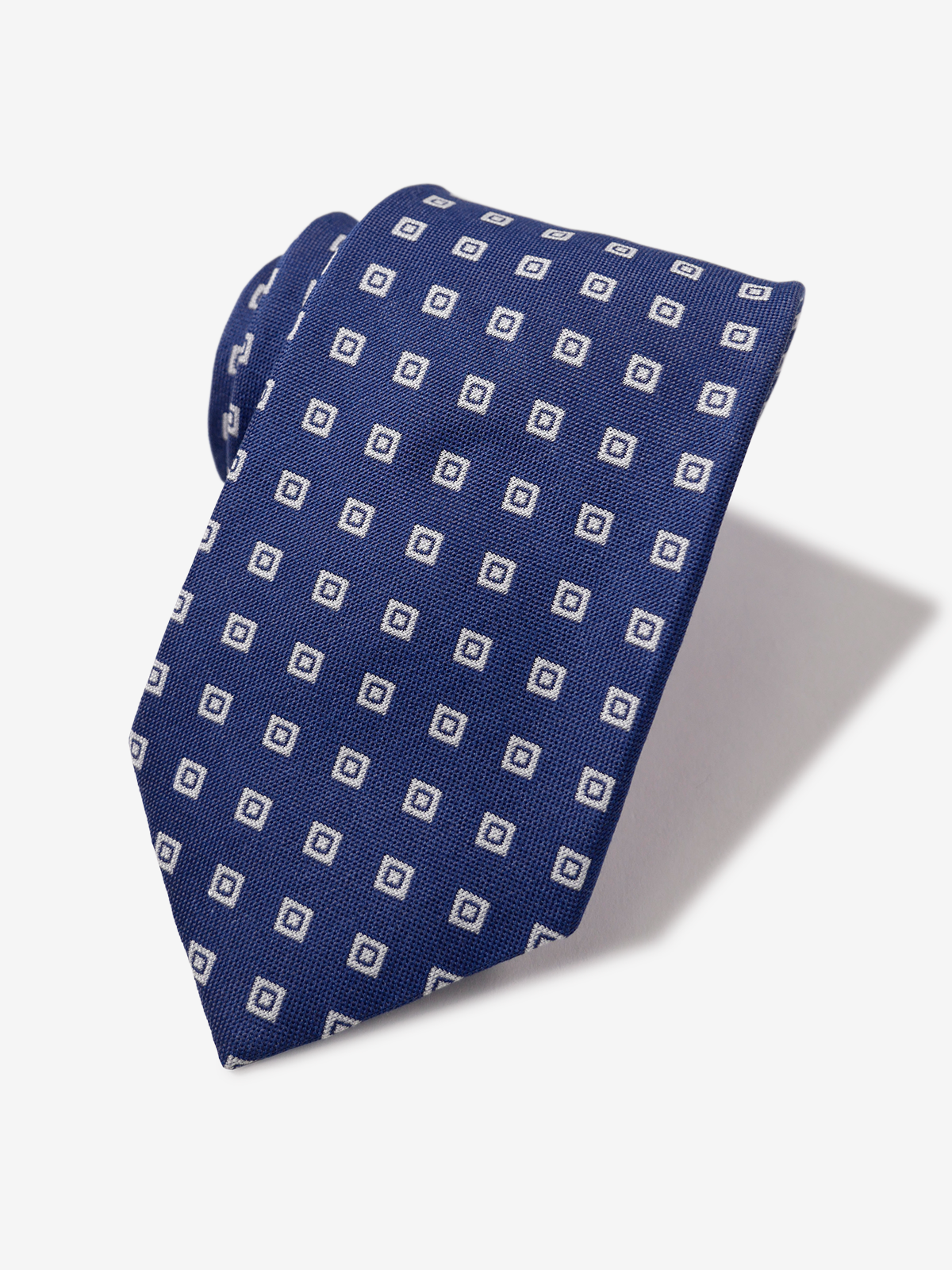 Canepa|Square Medallion Tie|ネイビー
