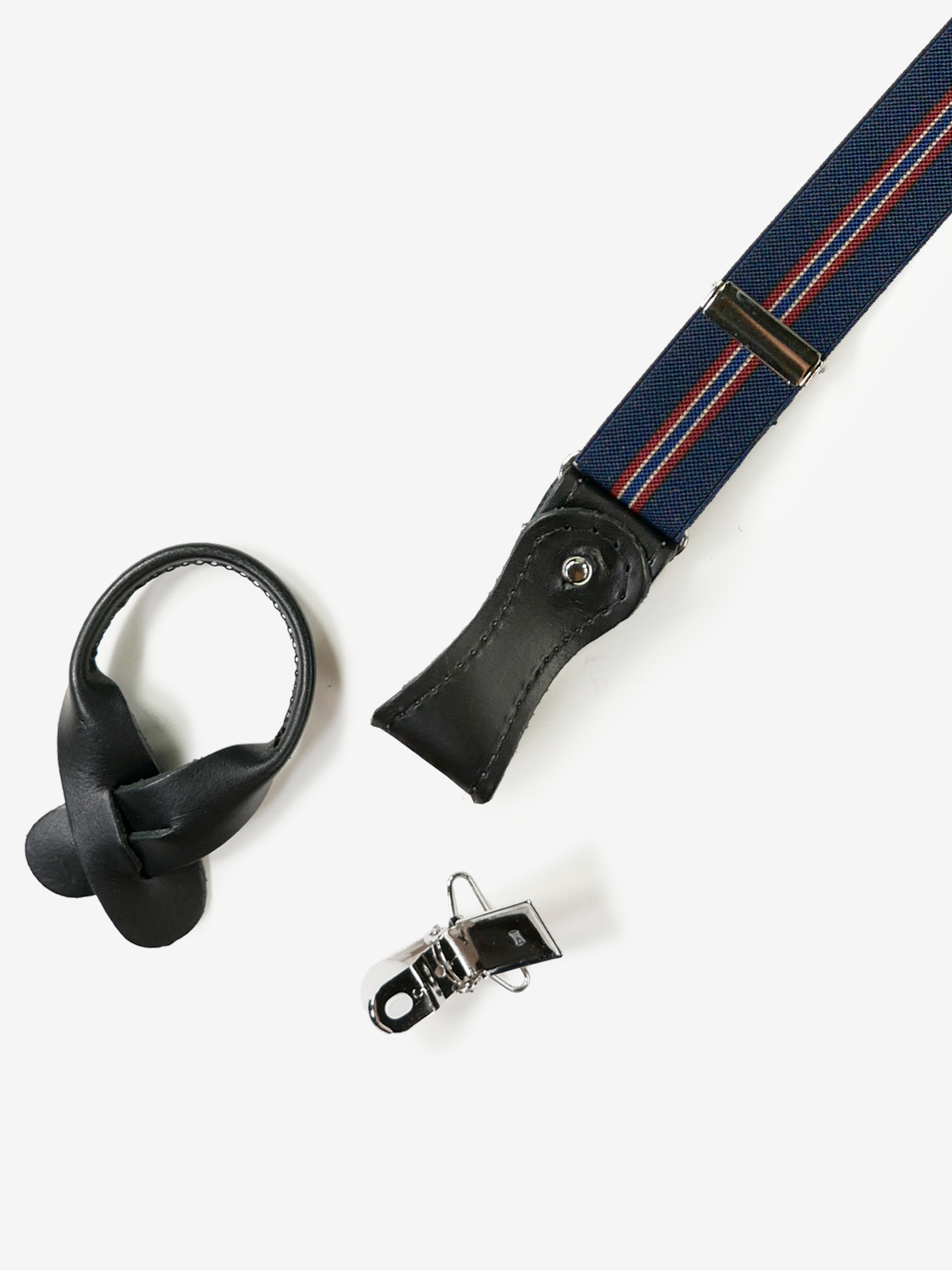 La Ducale|Stripes Suspenders|ネイビー