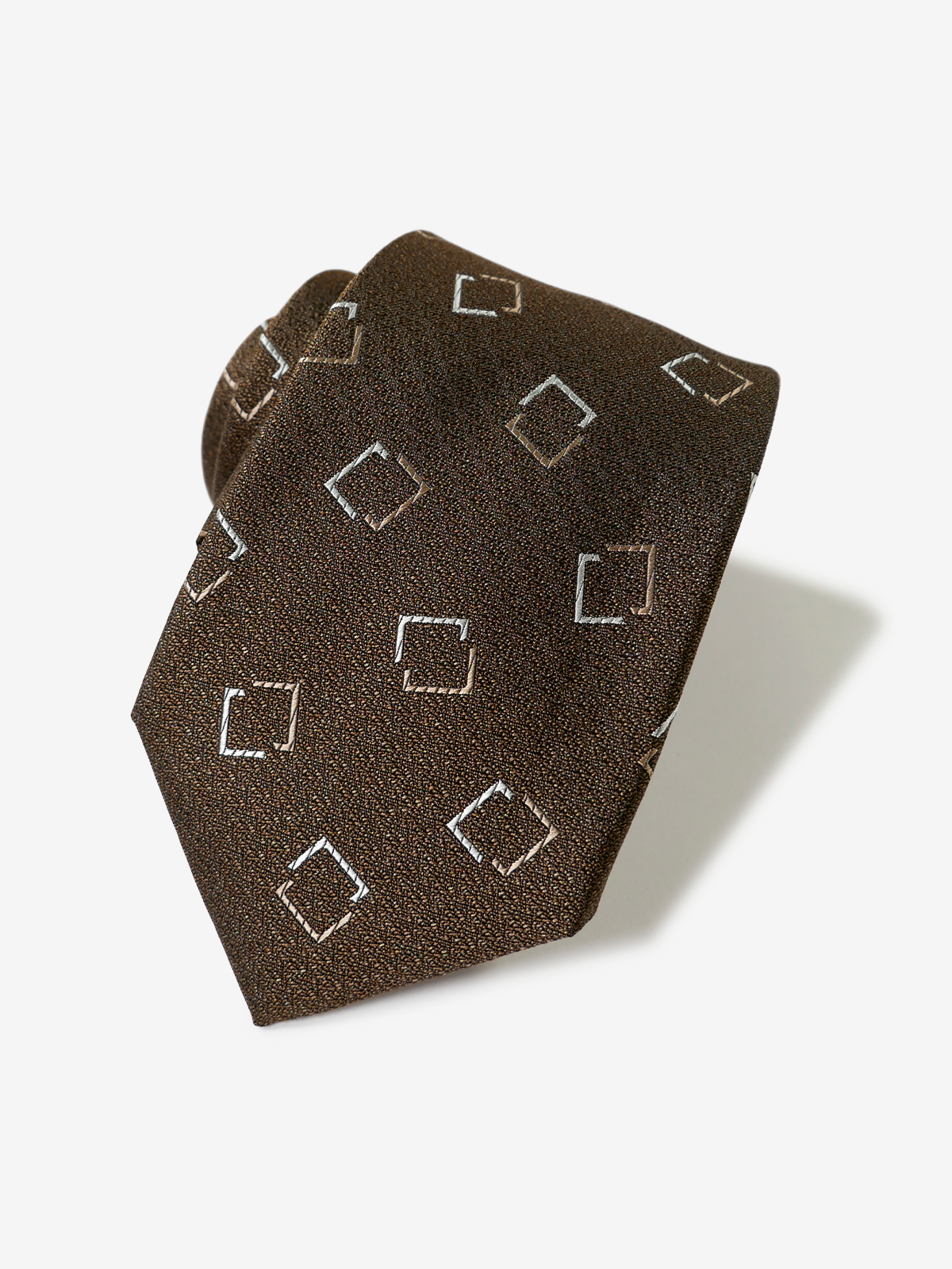 Square Neat Tie|ブラウン