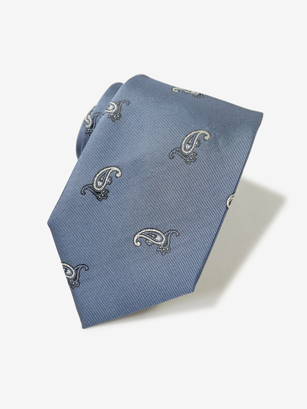 Classico Seta|Paisley Neat Tie|ブルー