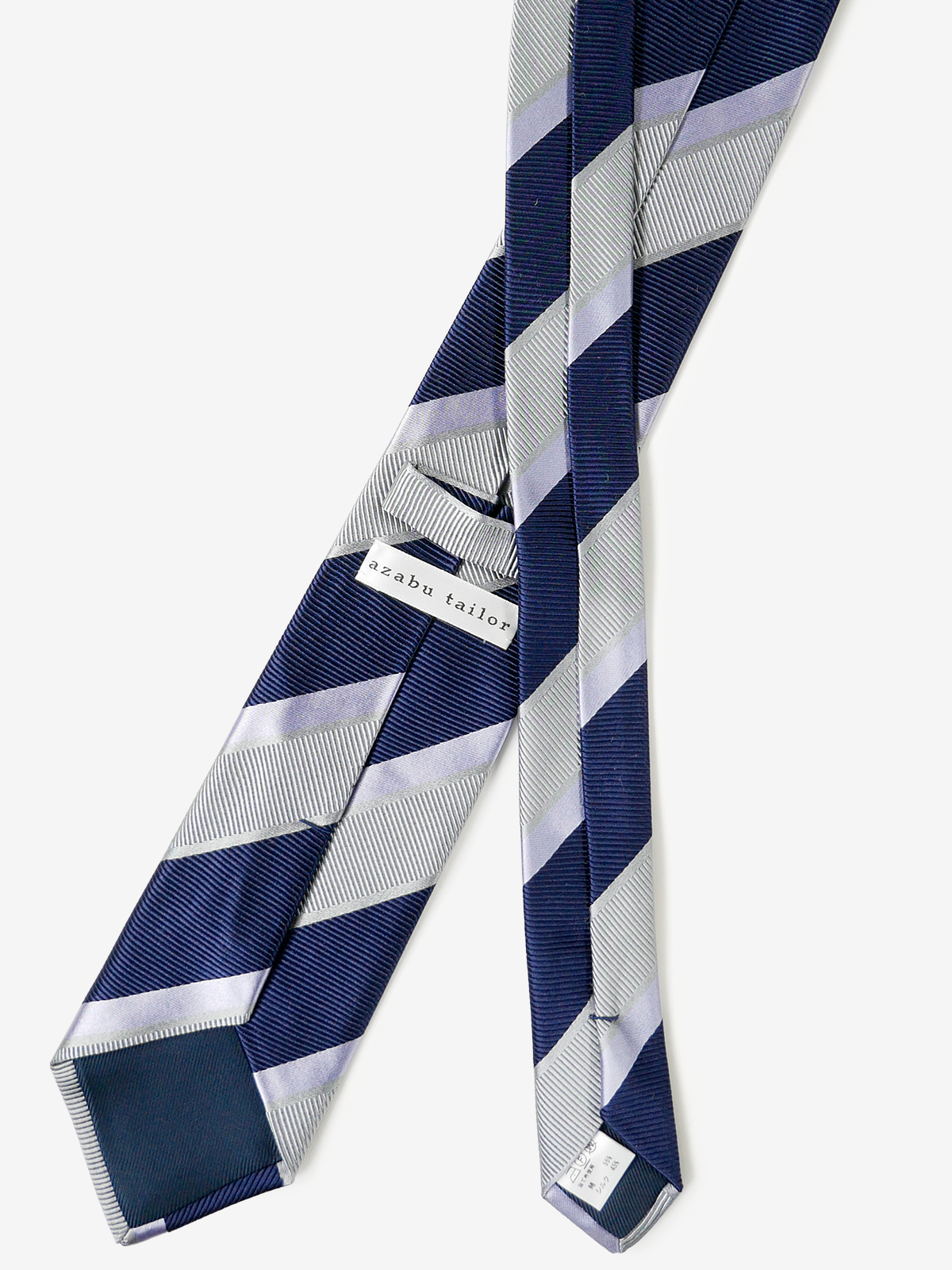 Striped Necktie|グレー