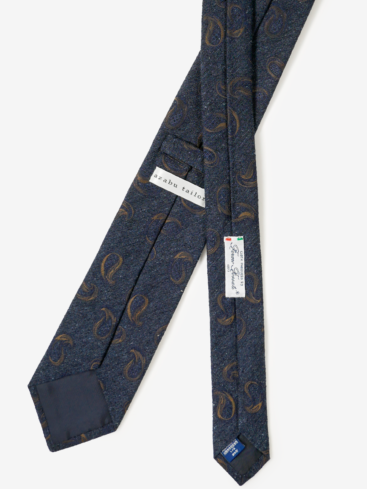 Fermo Fossati|Paisley Tie|マスタード