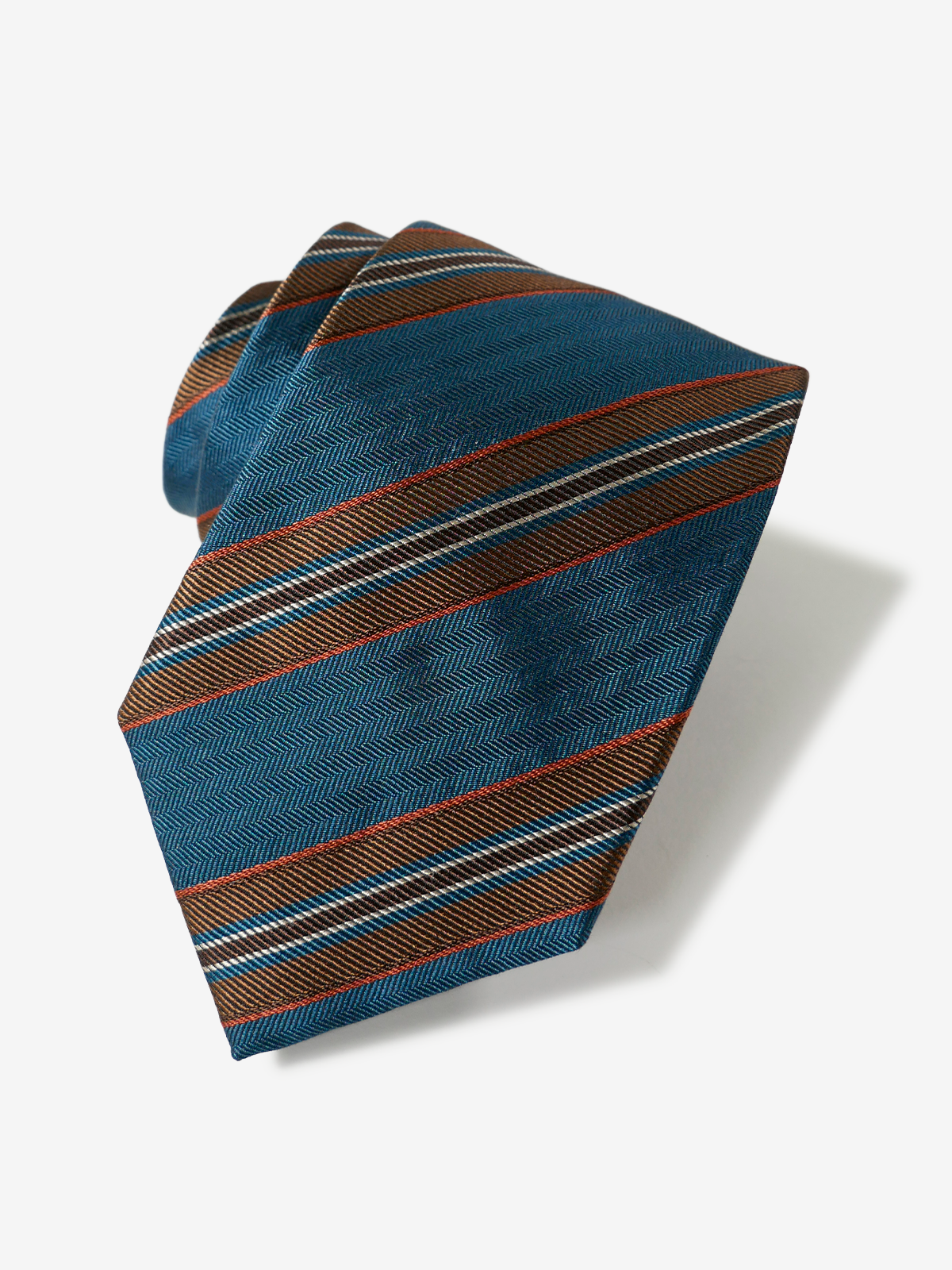 Classico Seta|Stripe Tie|ブルー