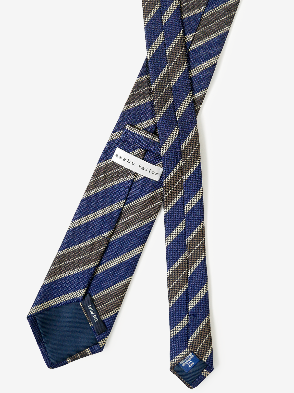 Stripe Tie|ブラウン