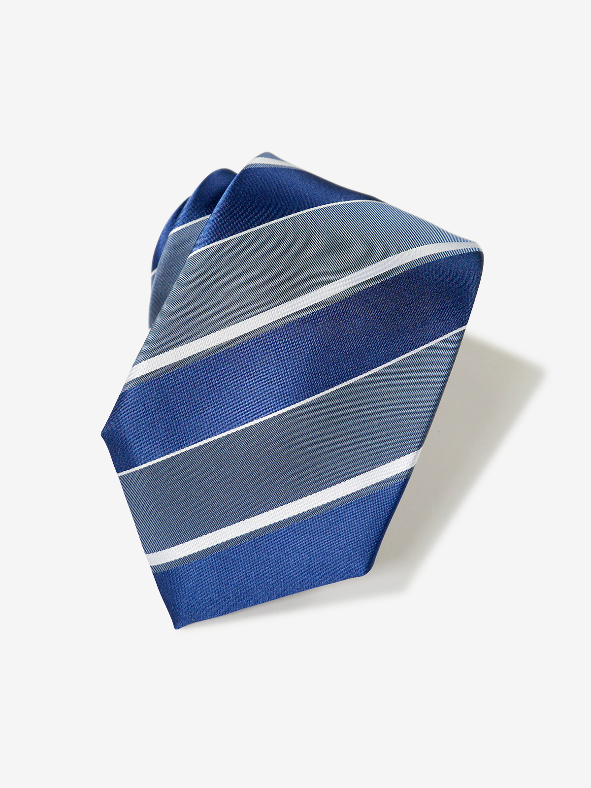 Classico Seta|Stripe Tie|ブルー
