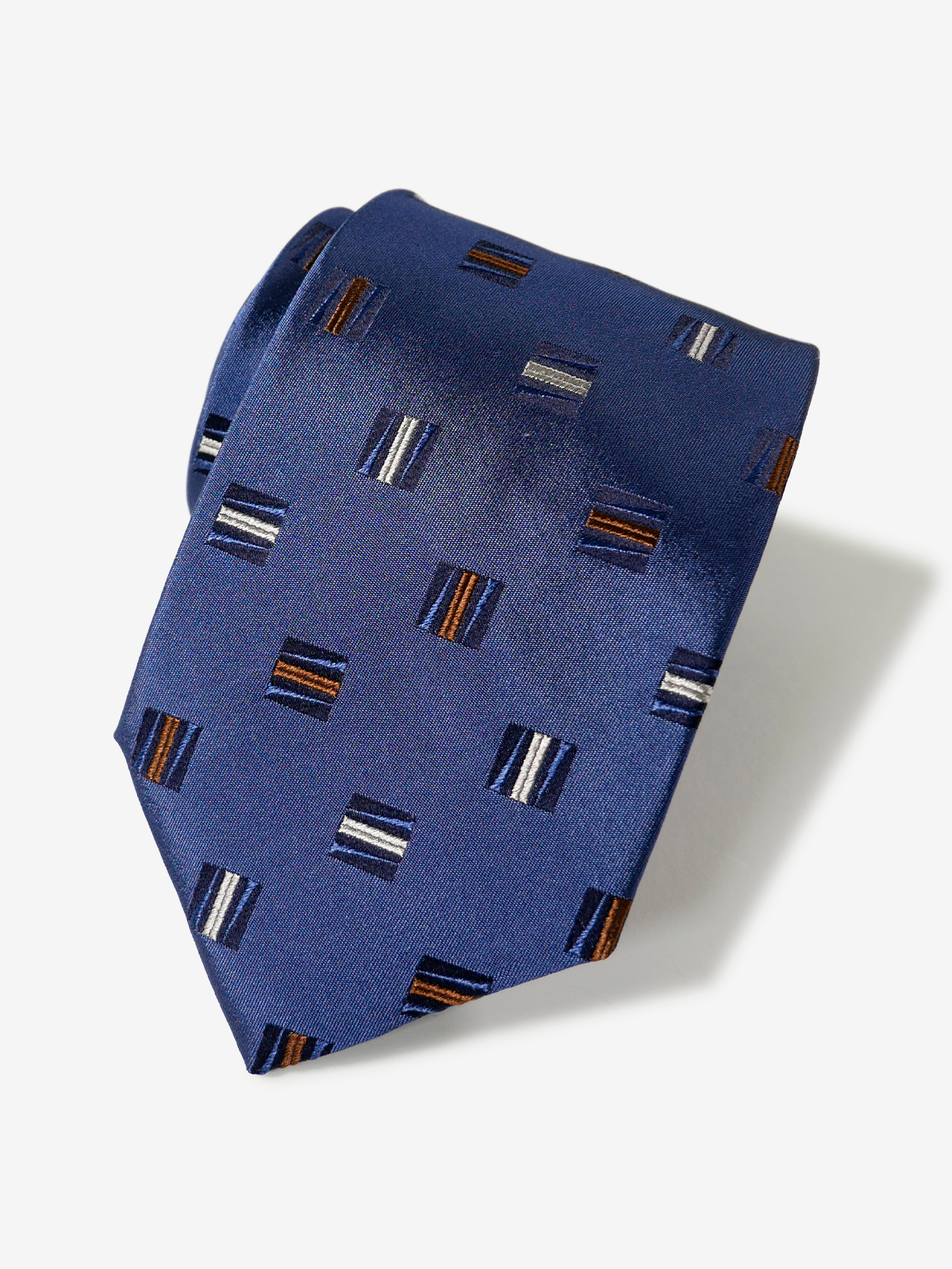 Classico Seta|Square Neat Tie|ライトネイビー