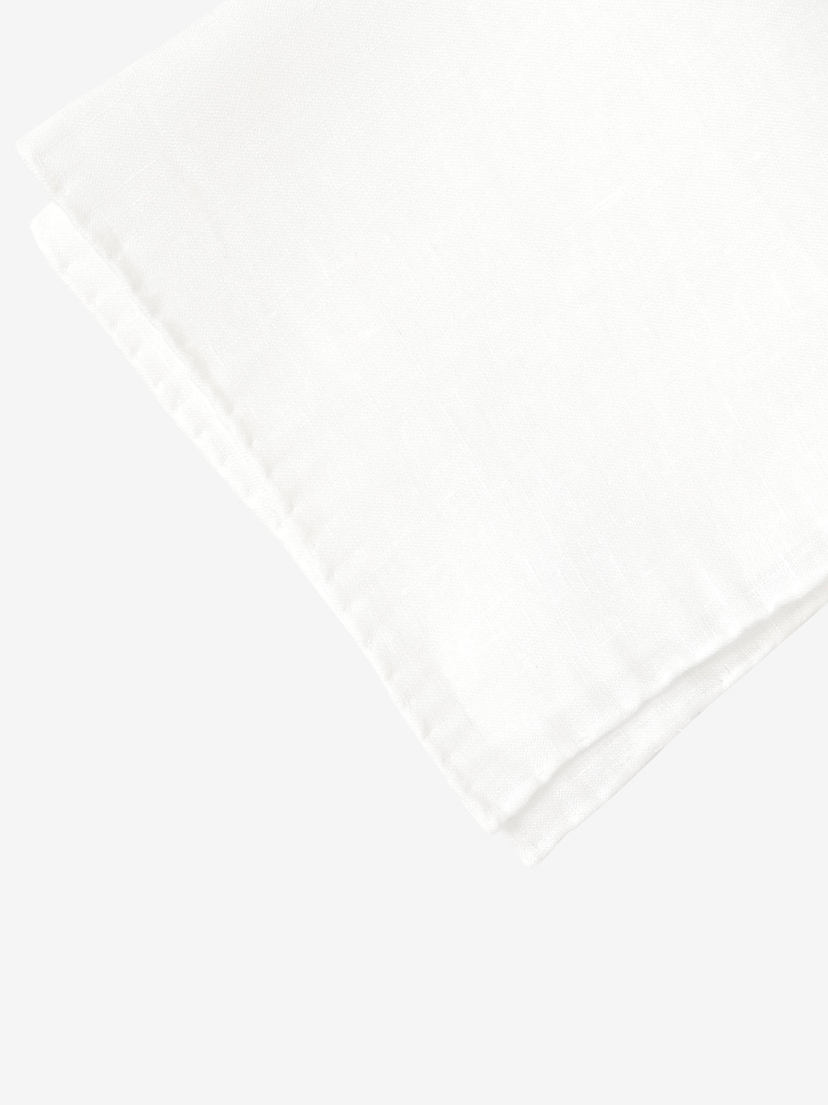 Linen Pocket Square|ホワイト