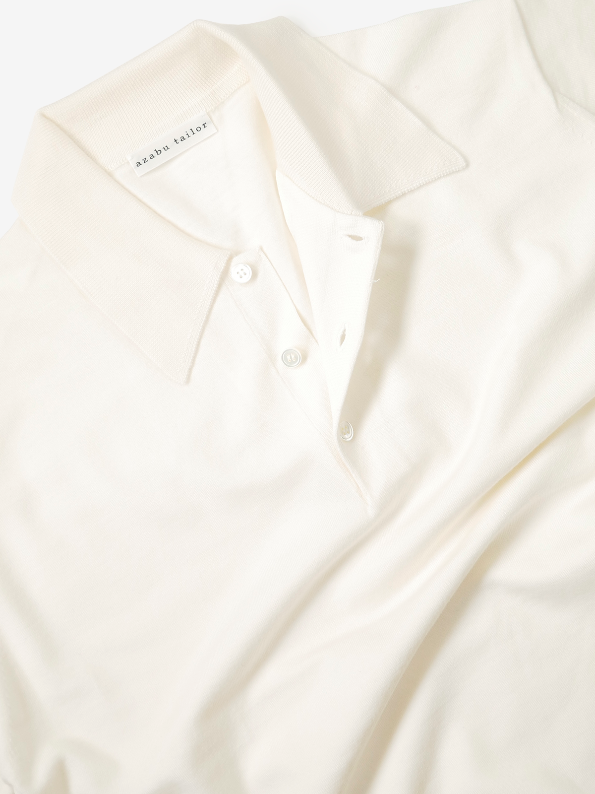 Polo Sweater|ホワイト