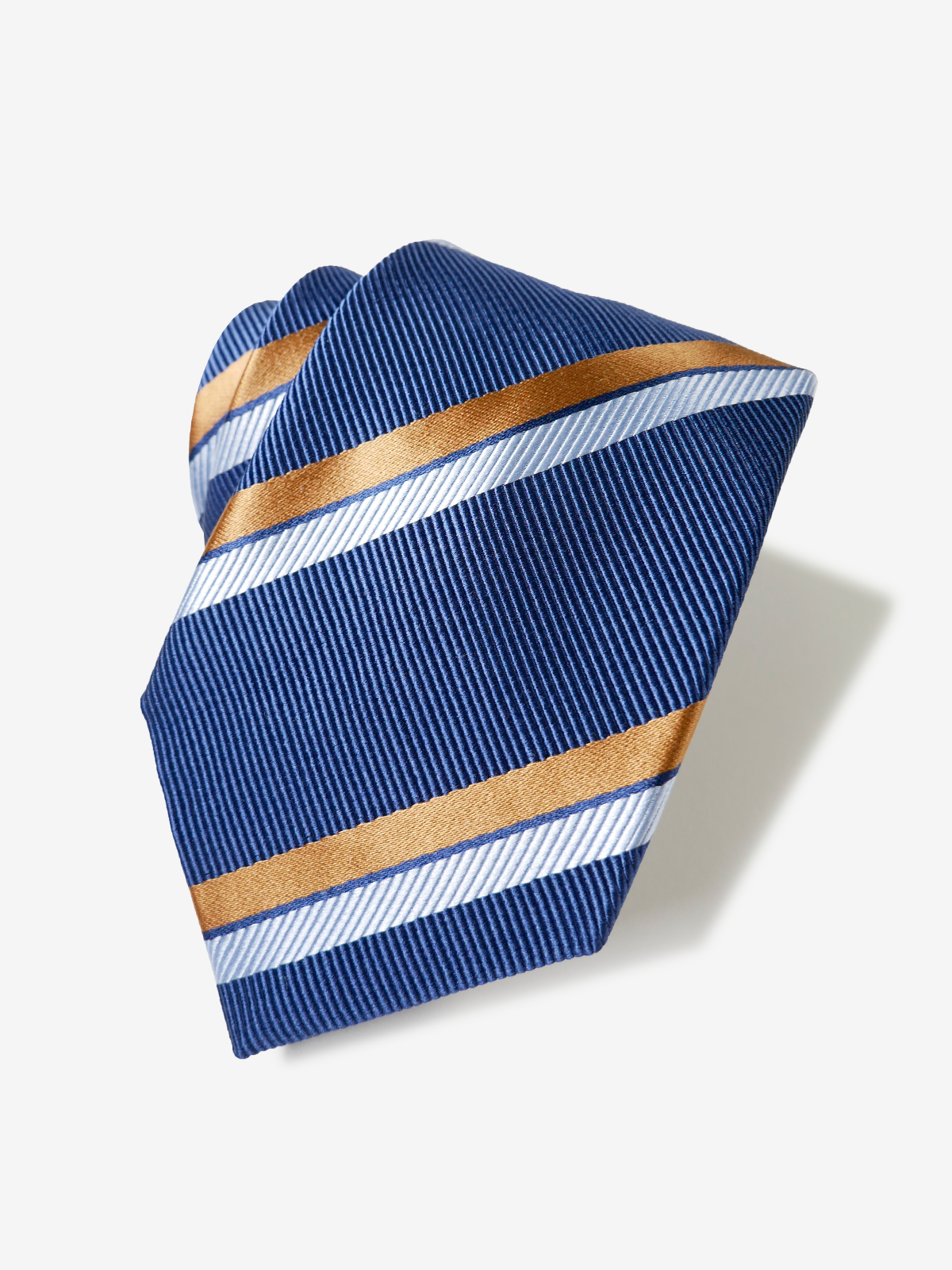 Striped Repp Tie｜ブルー