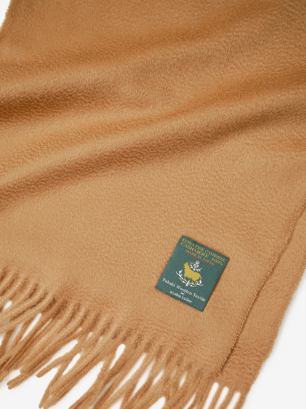Cashmere Scarf|キャメル