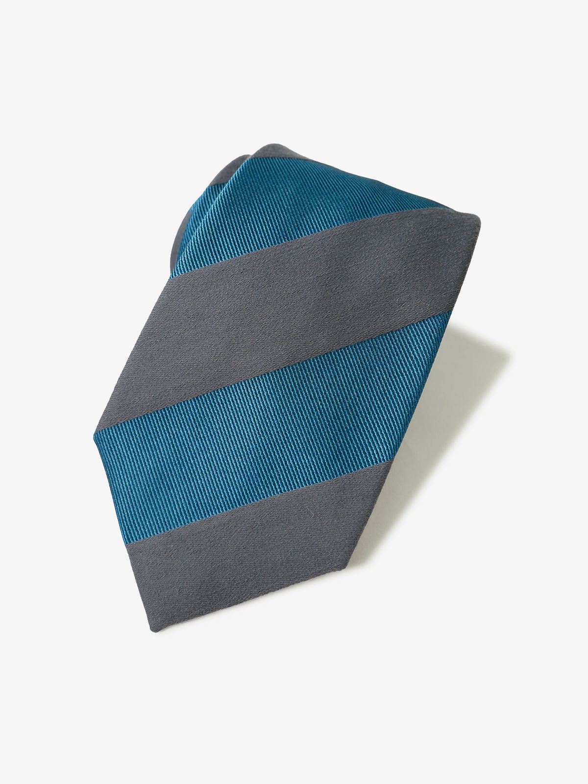 Classico Seta|Block Stripe Tie|ブルー