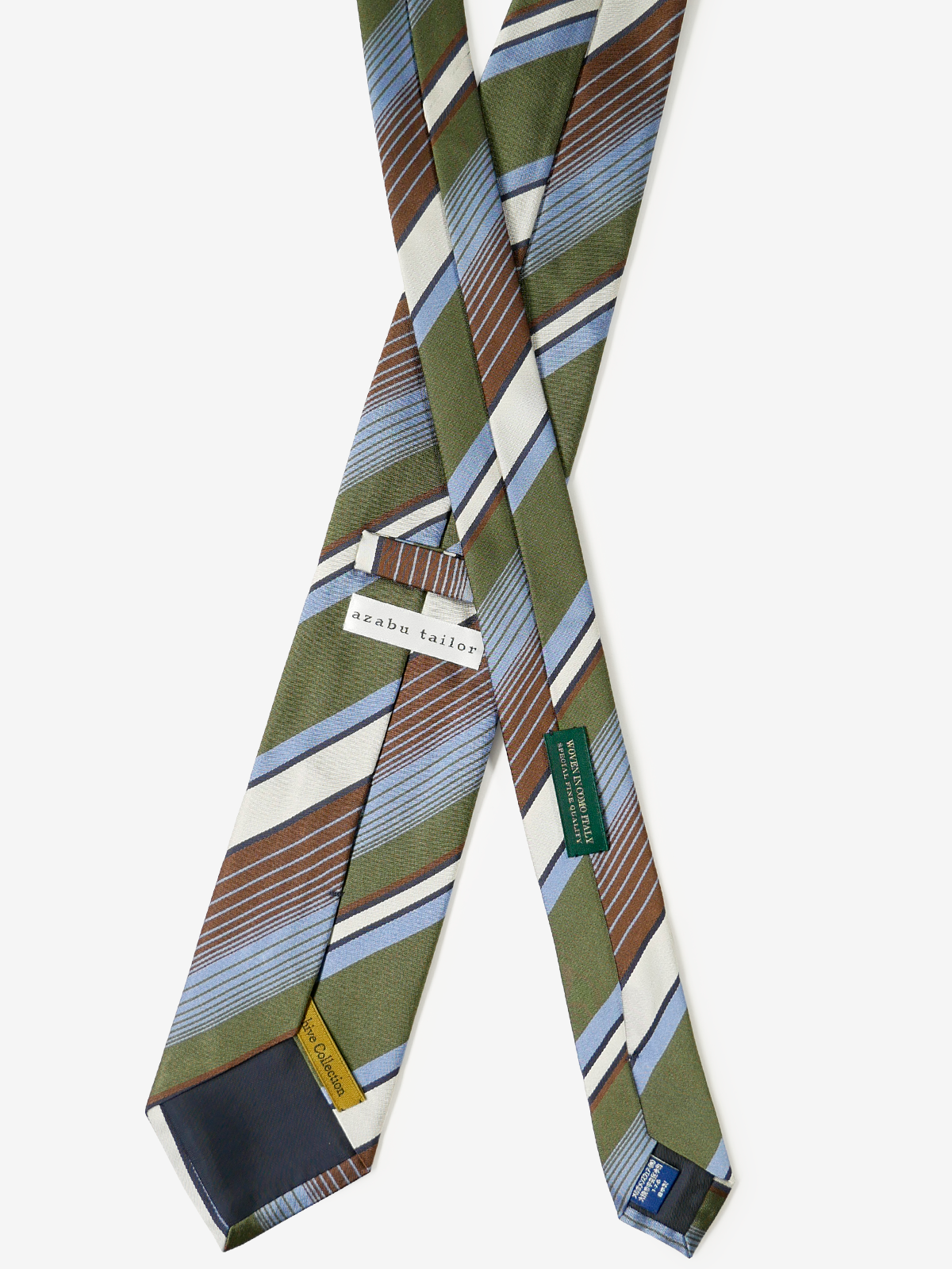 Canepa|Stripe Tie|ブラウン