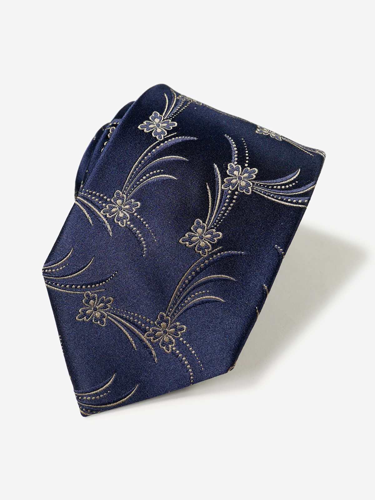 Fermo Fossati|Neat Tie|ネイビー