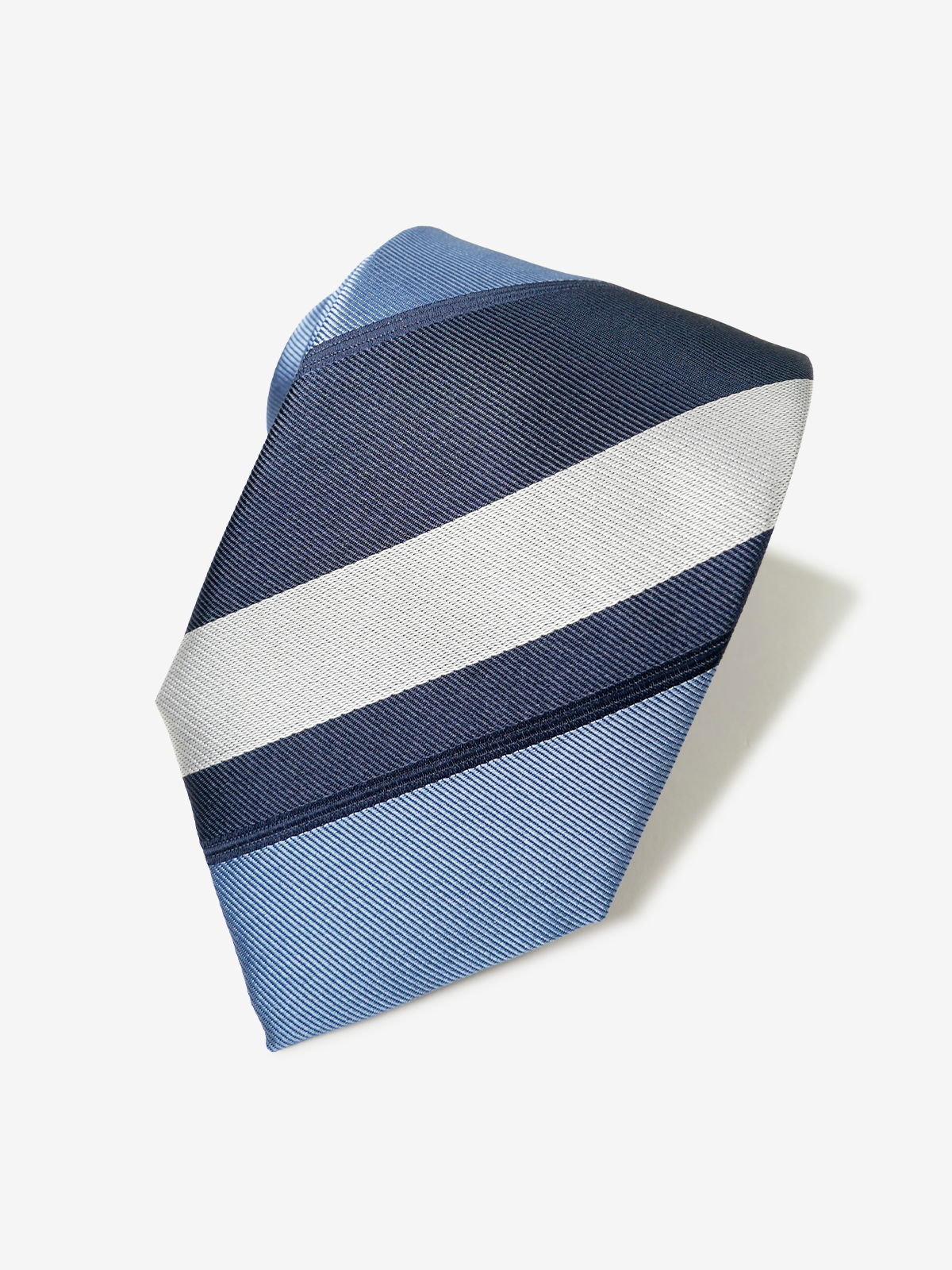 Classico Seta|Stripe Tie|ブルー