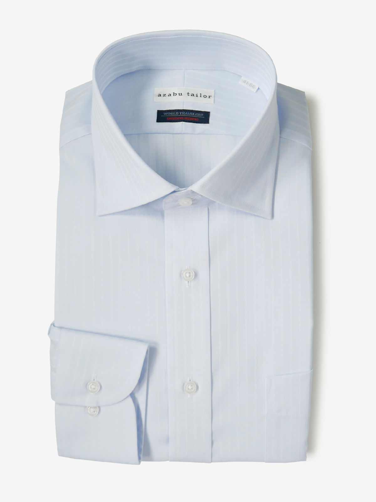 World Traveler Dobby Striped Shirt|サックス