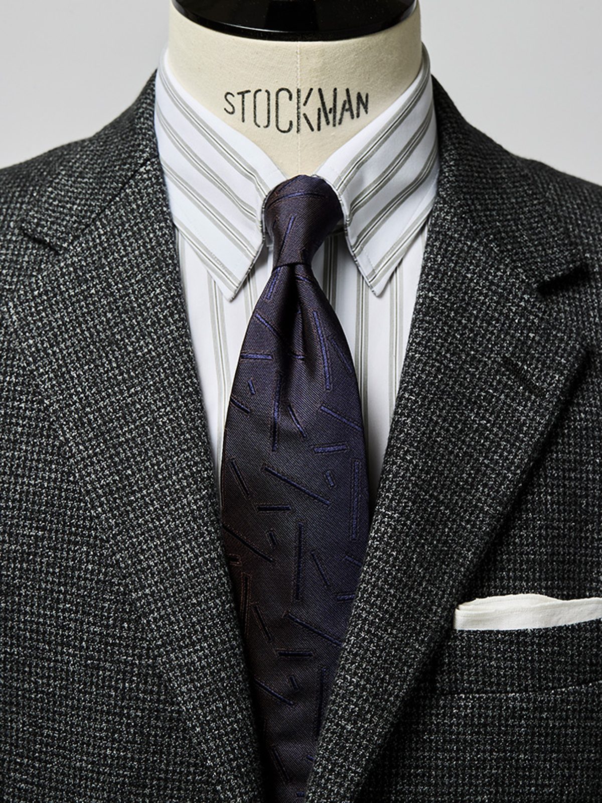 Classico Seta|Neat Tie|ブラウン