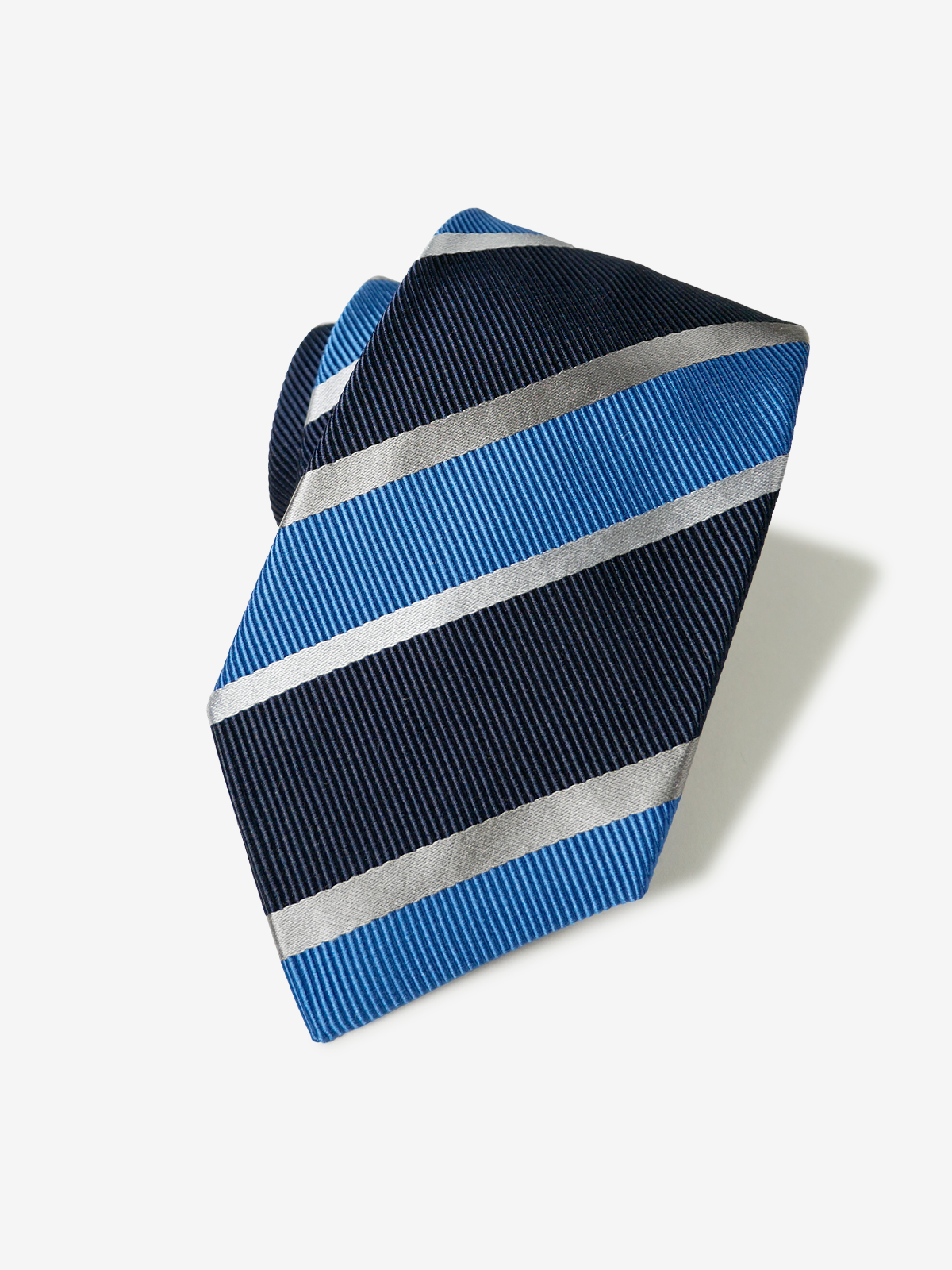 Striped Repp Tie|ブルー