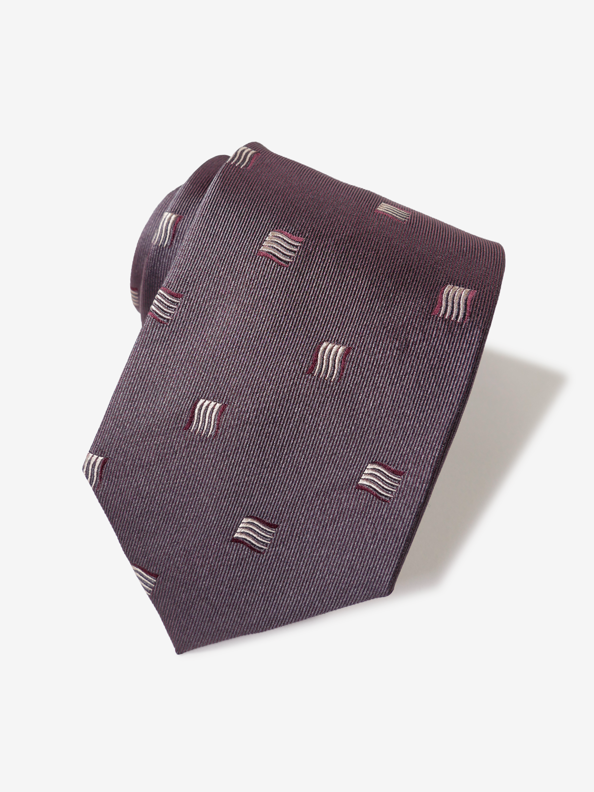 Classico Seta|Neat Tie|ボルドー