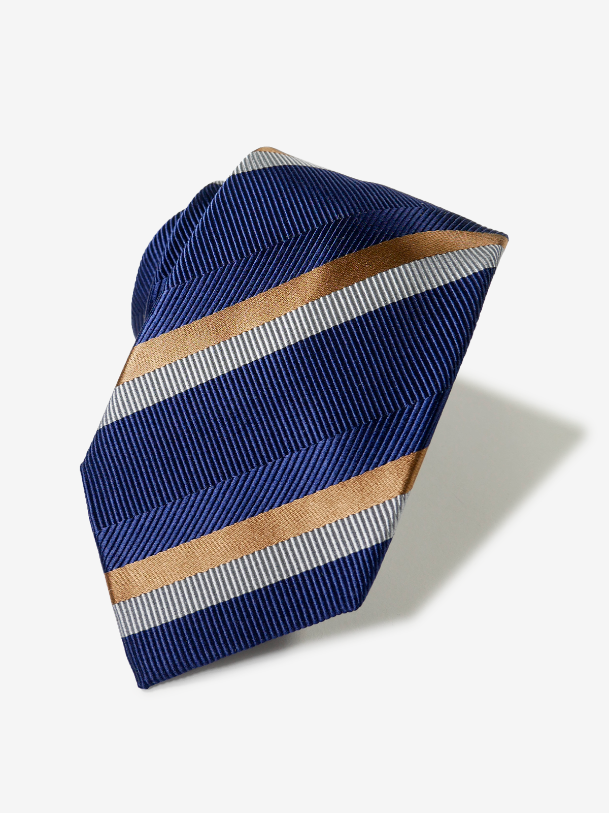 Striped Necktie|グレー
