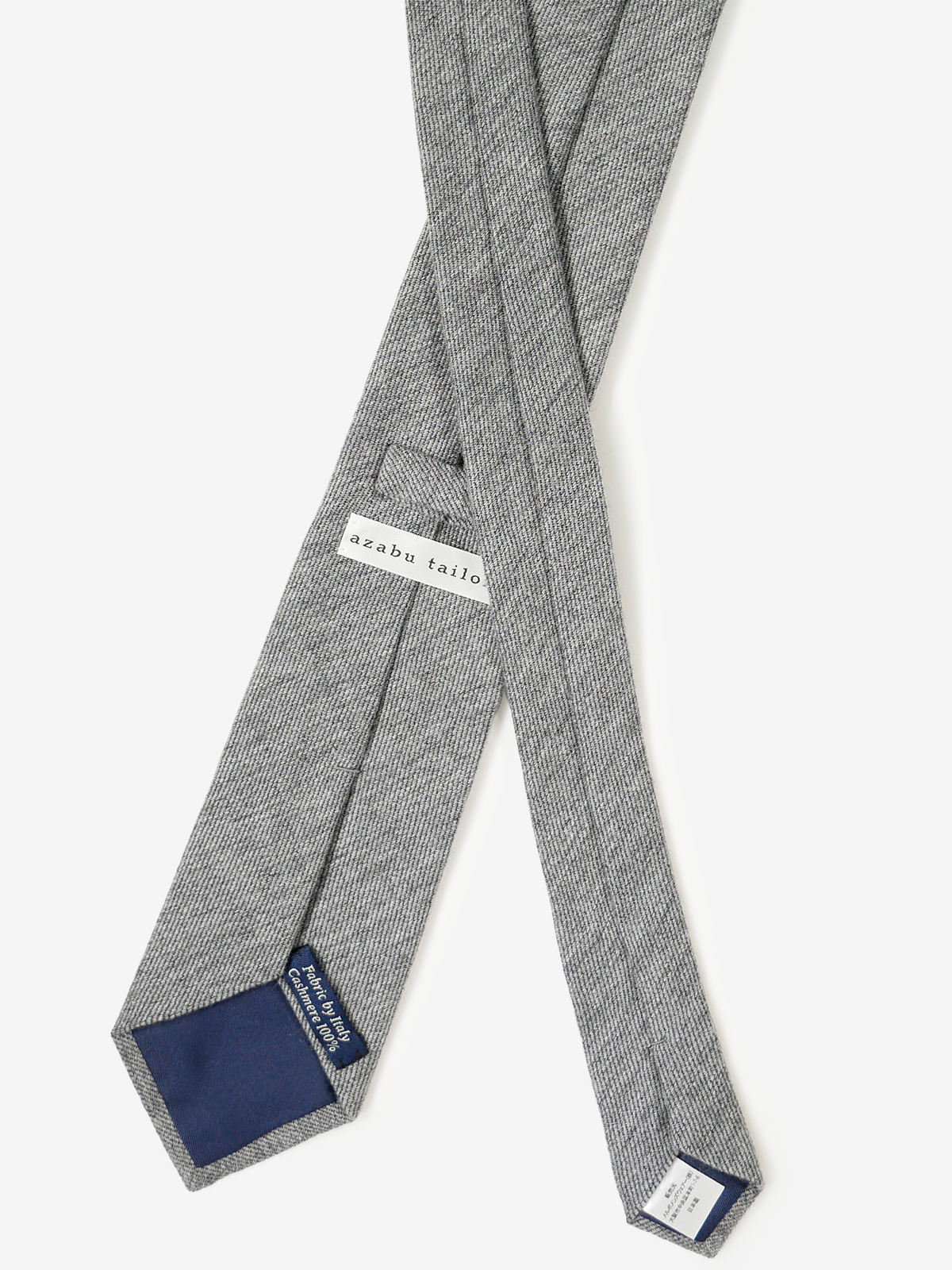 Cashmere Wool Tie|グレー