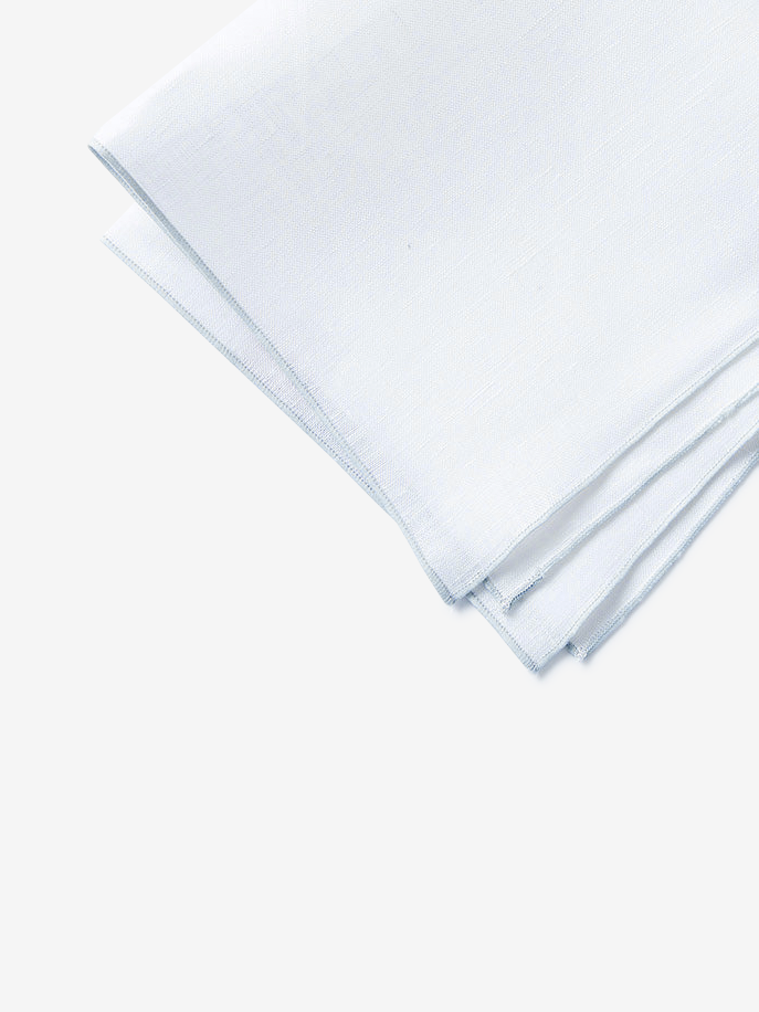 Linen Pocket Square|グレー