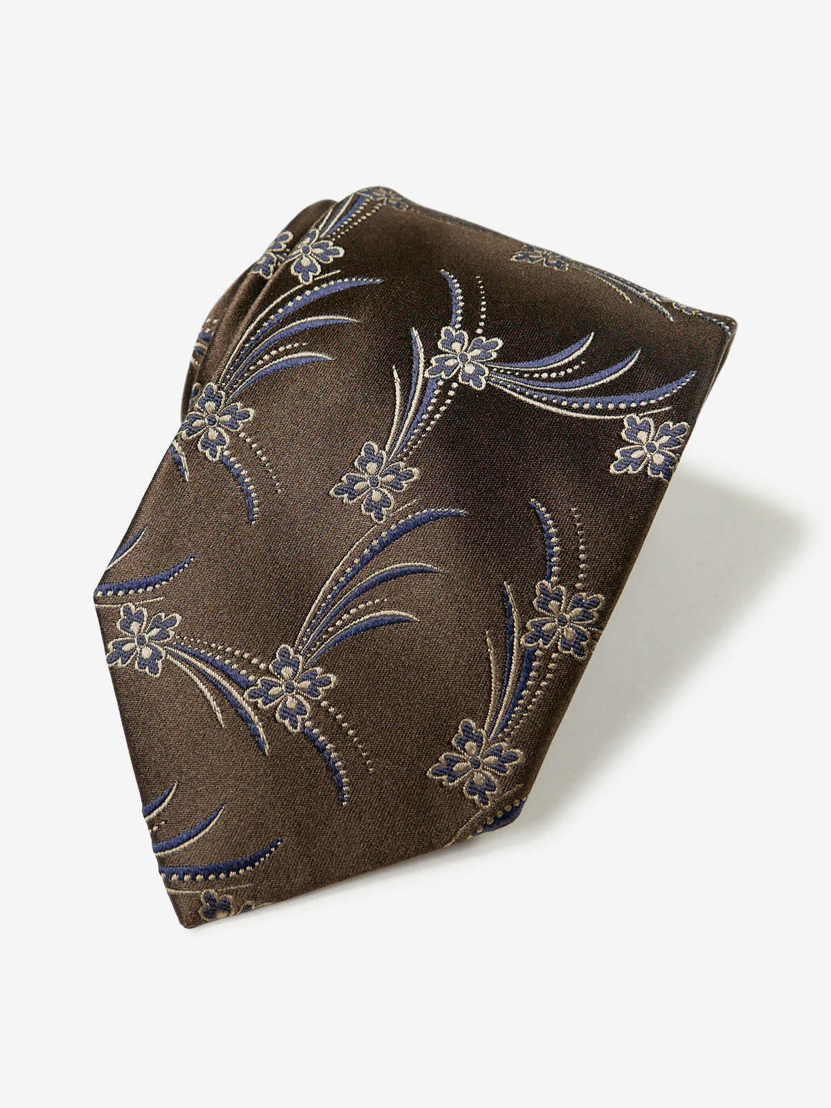 Fermo Fossati|Neat Tie|ブラウン