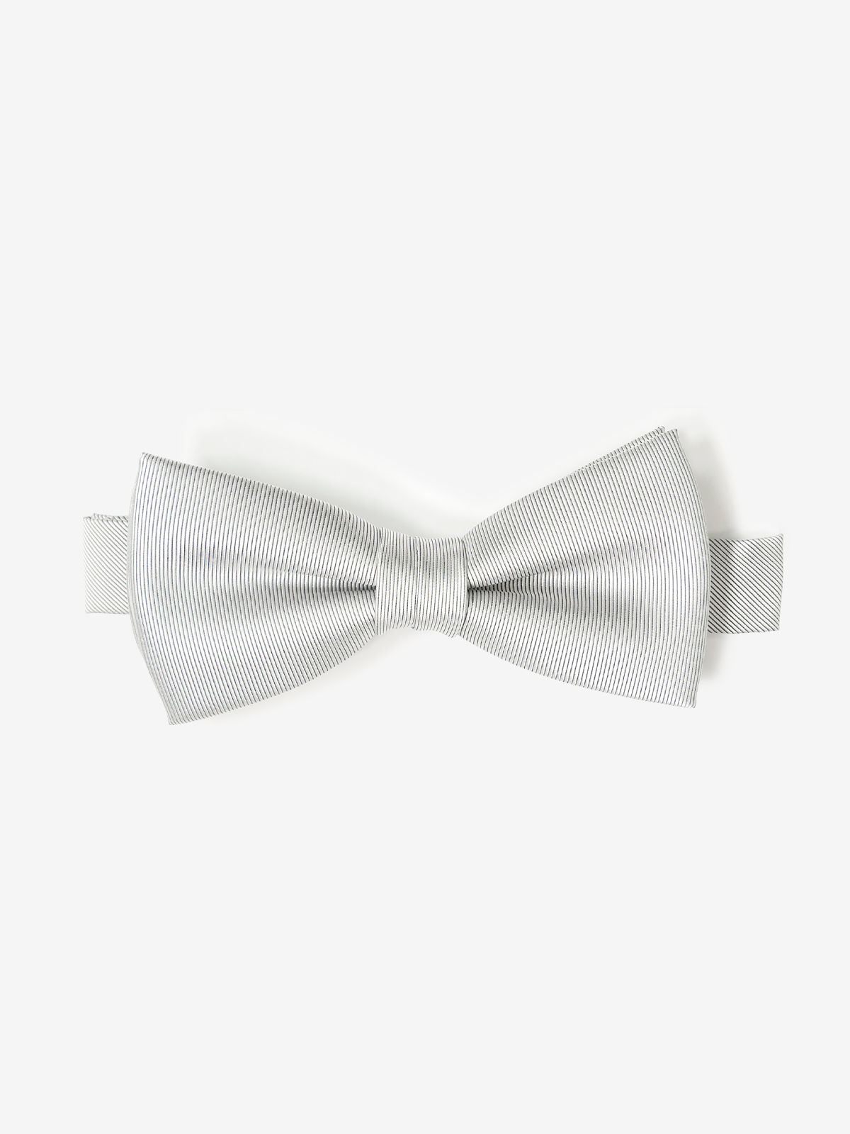 Solid Repp Bow Tie|シルバー