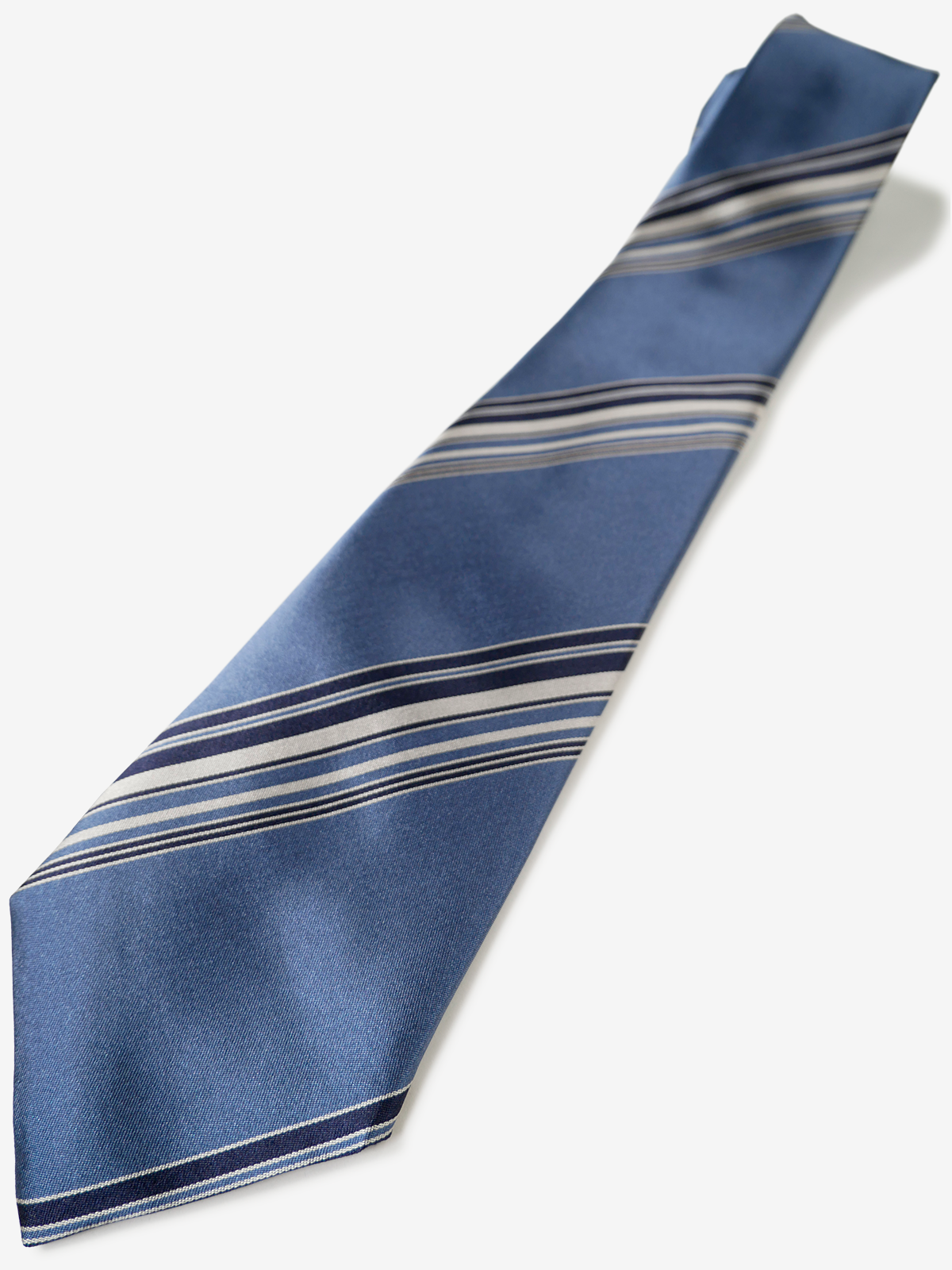 Classico Seta|Stripe Tie|ブルー
