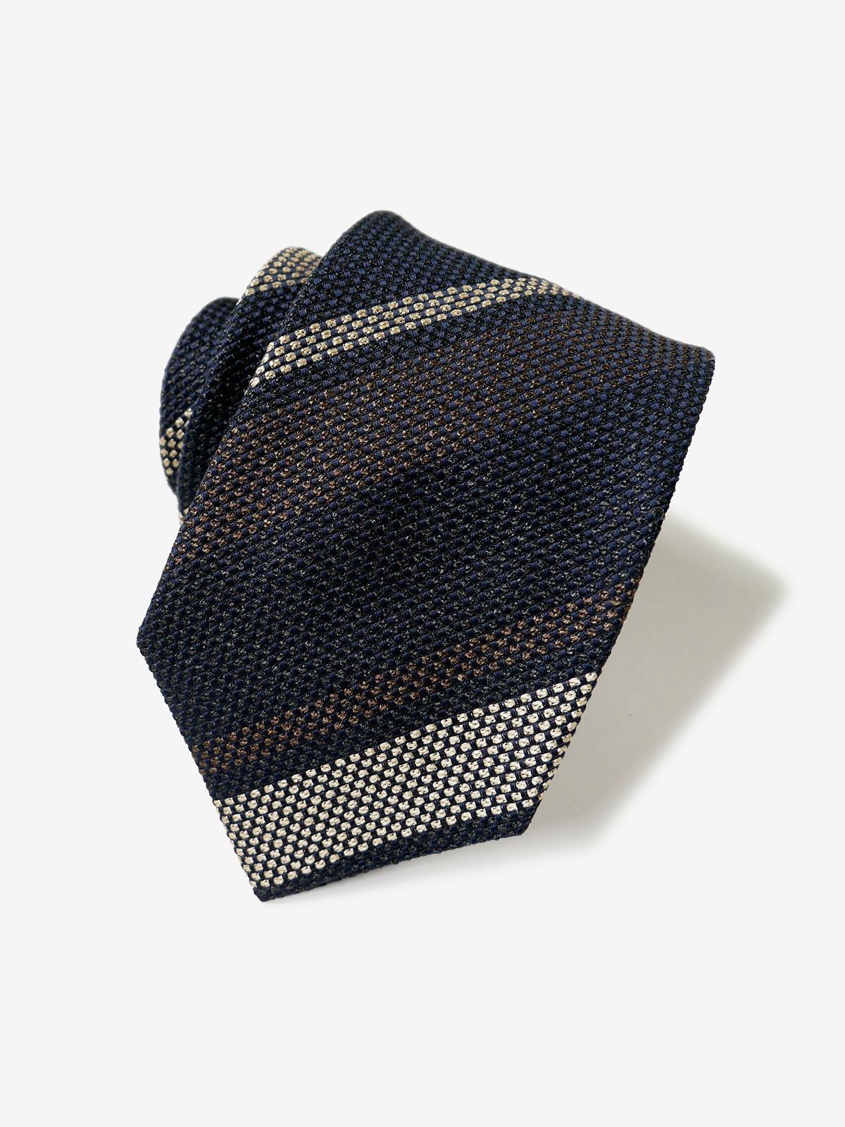 Stripe Tie|ブラウン