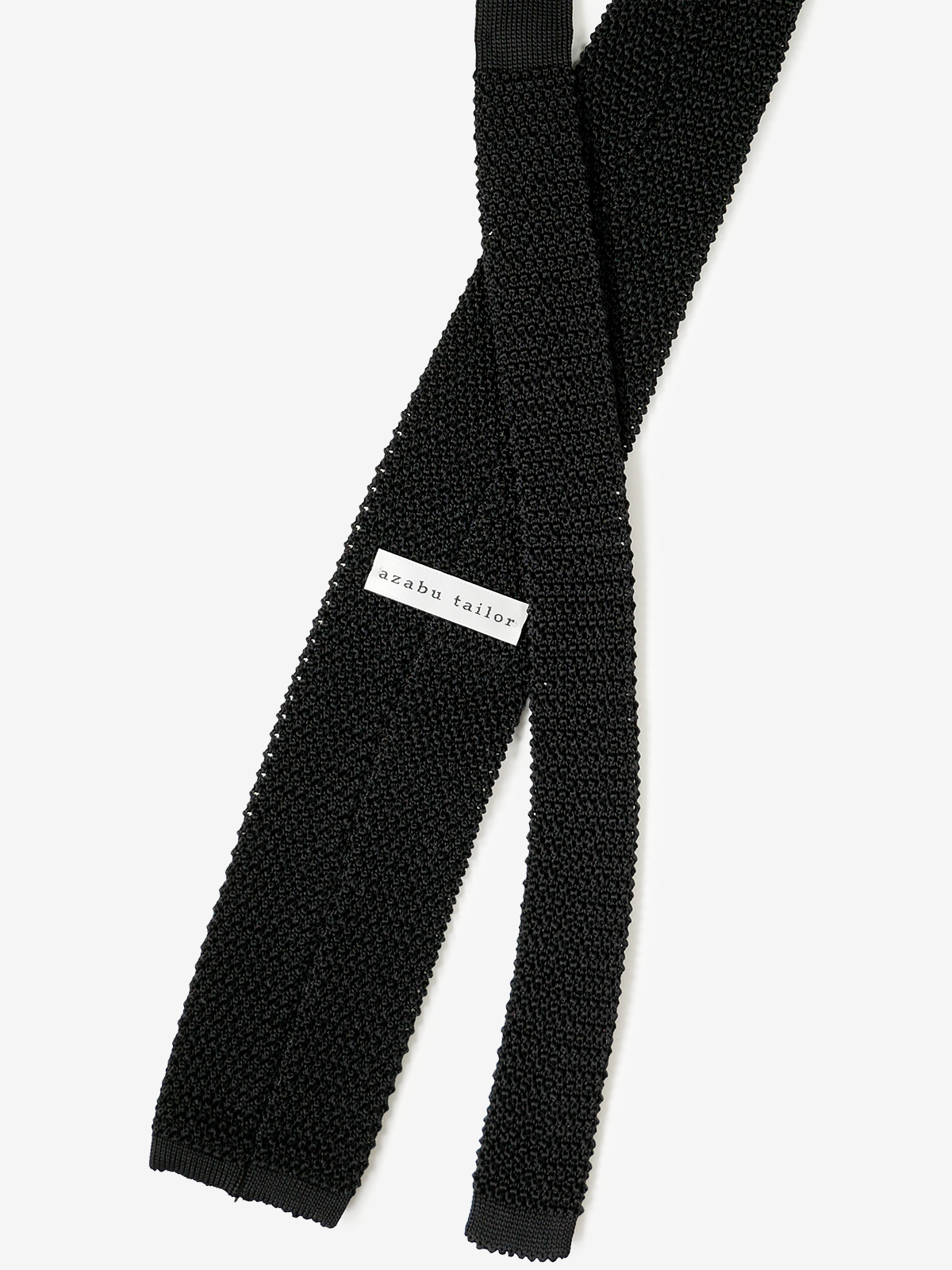 Classico Seta|Knitted Tie|ブラック