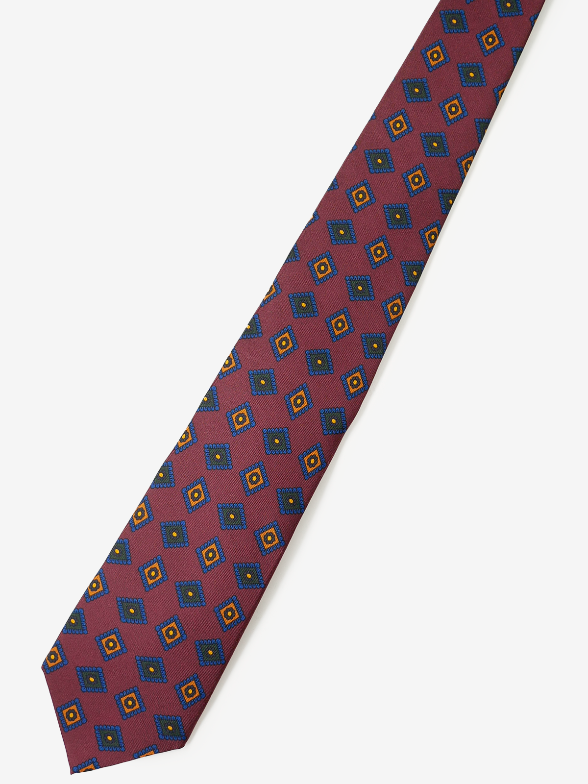 ROBERT KEYTE|Medallion Tie|ボルドー