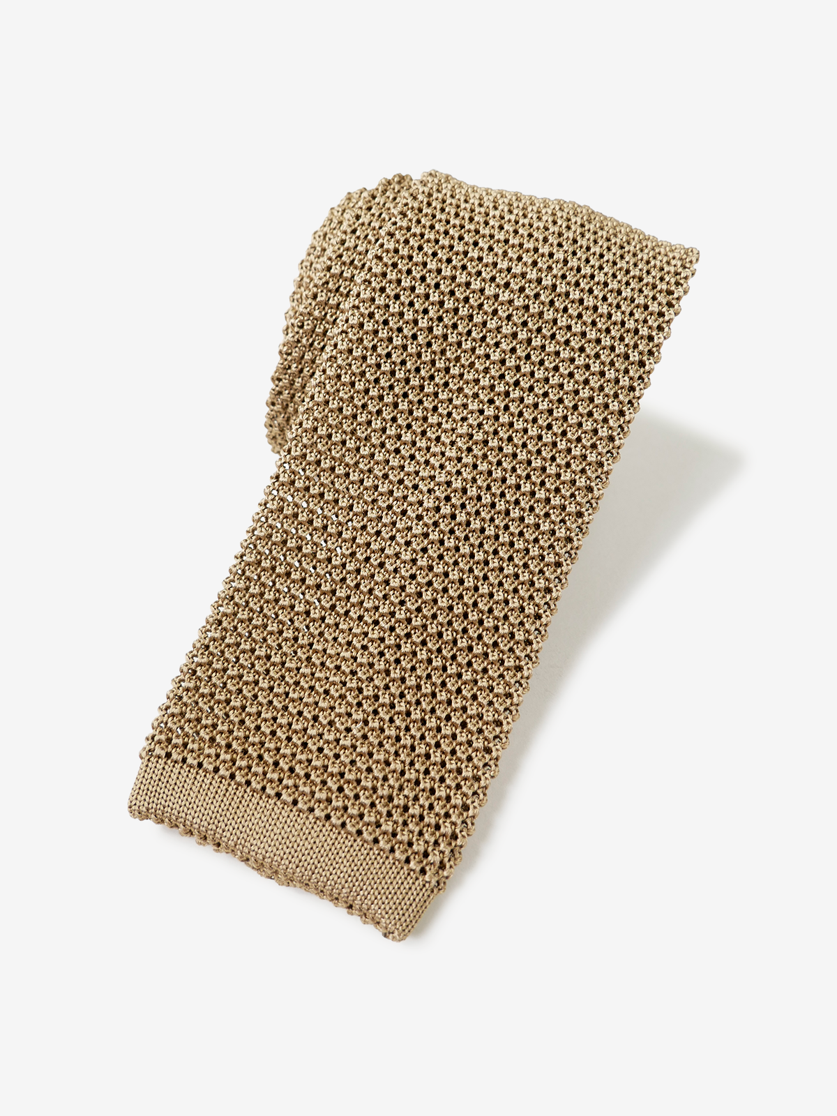 Classico Seta|Knitted Tie|ベージュ