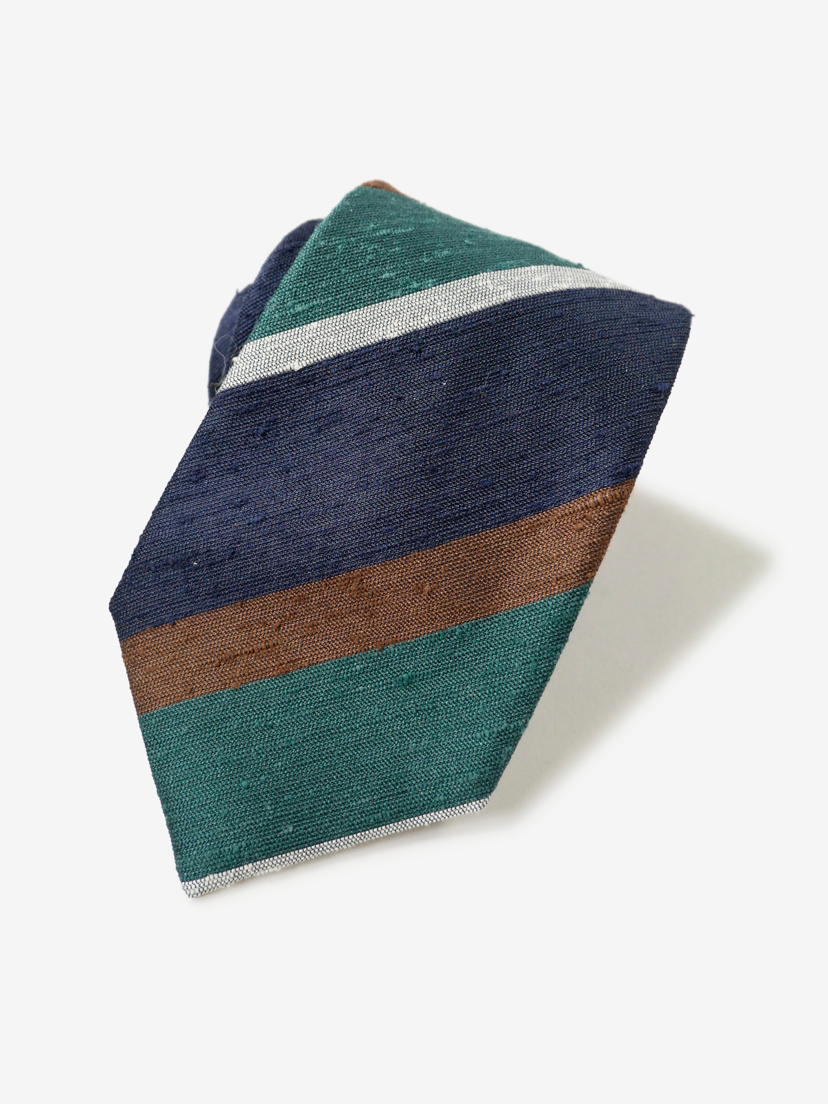 Classico Seta|Stripe Tie|グリーン