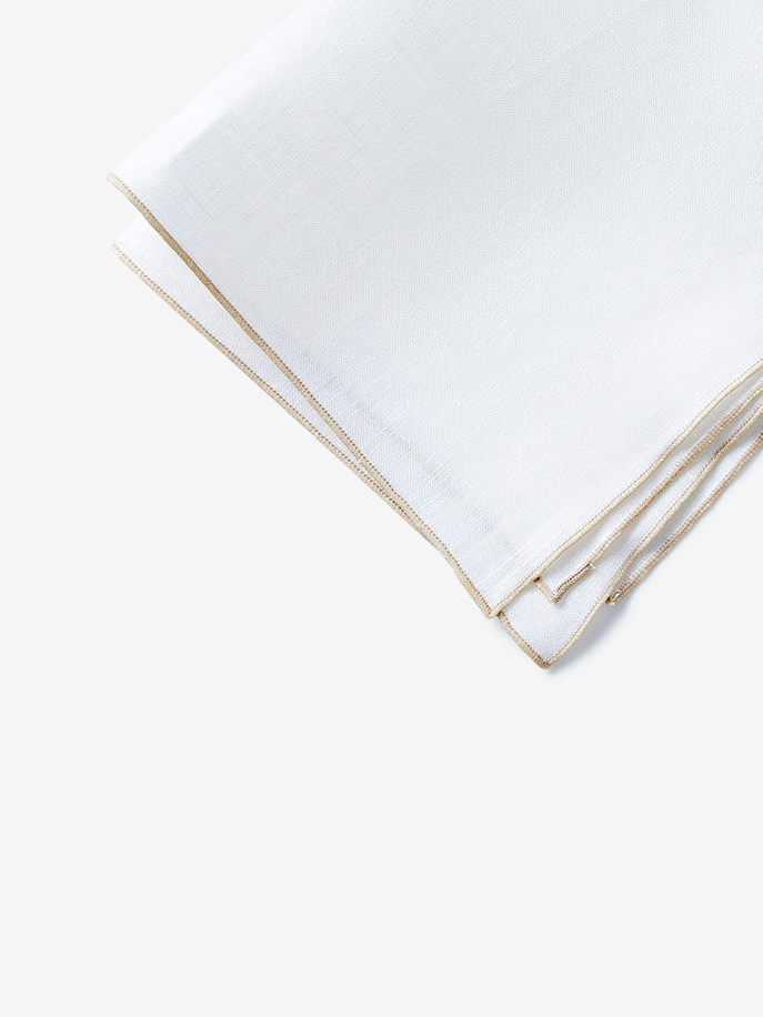 Linen Pocket Square|ベージュ