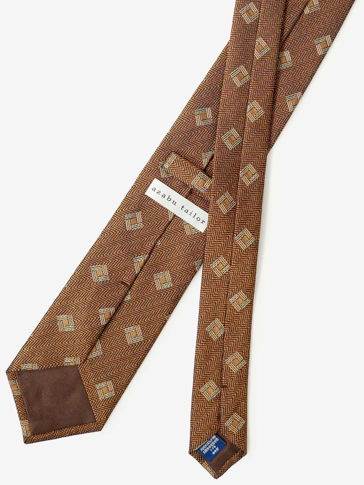 Square Neat Tie|ブラウン