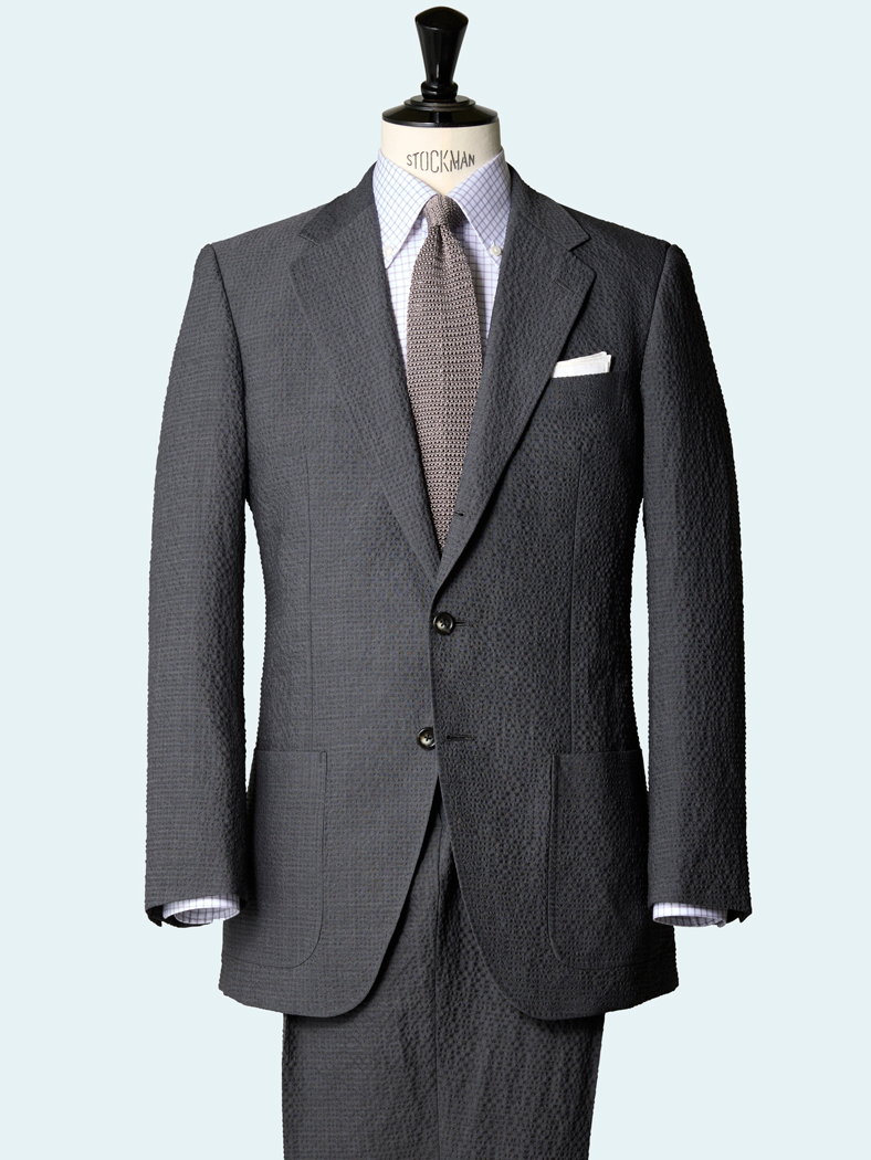 Classico Seta|Knitted Tie|グレー