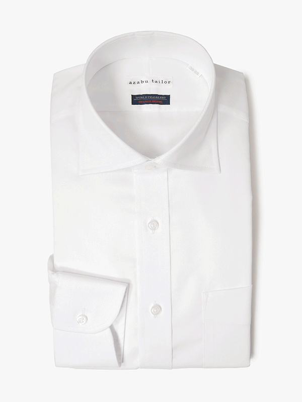 World Traveler Twill Shirt|ホワイト