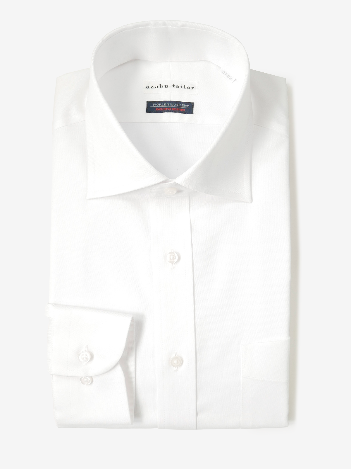 【 Regular Model 】World Traveler Twill Shirt|ホワイト