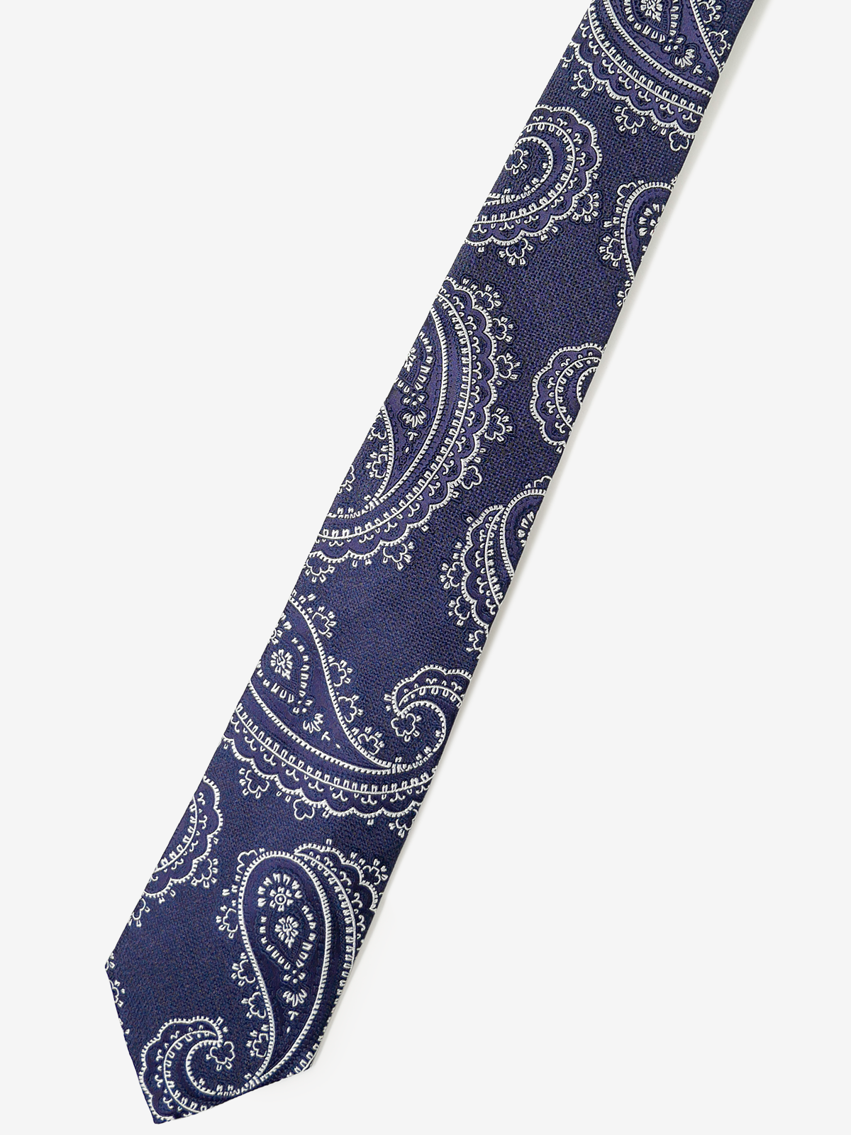 Seaward & Stearn|Paisley Tie|ネイビー